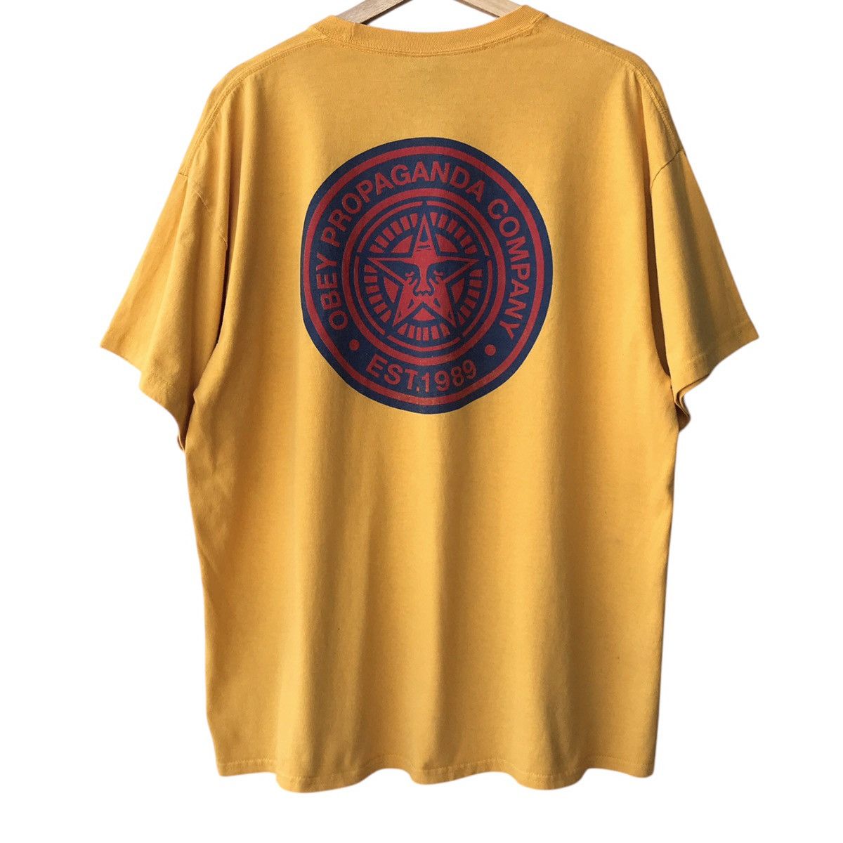 Obey Obey USA Andre The Giant Big Logo OG Streetwear Tee Size US XL / EU 56 / 4 - 1 Thumbnail