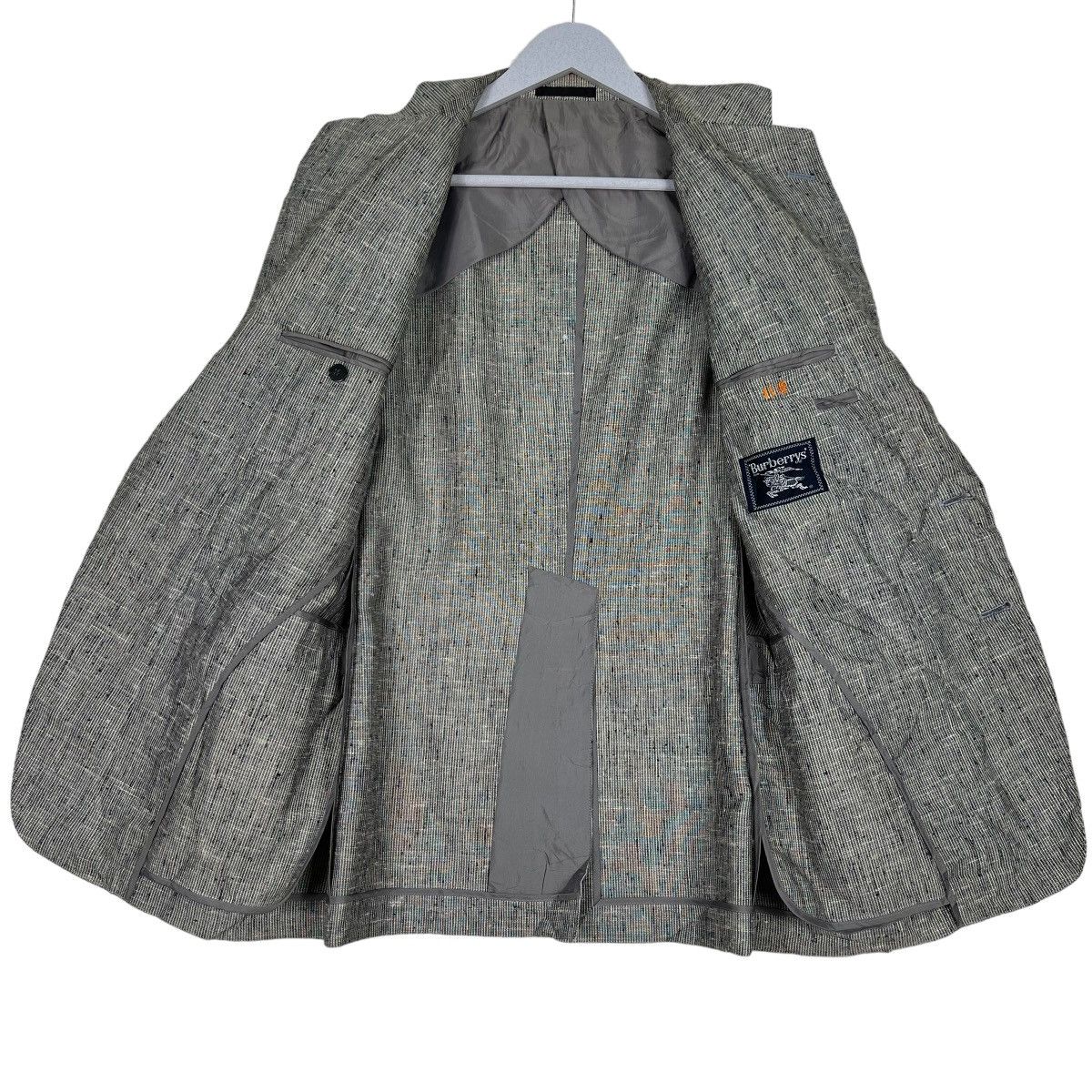 Burberry 🔥 VINTAGE RICH GREY BURBERRY BLAZER Size US M / EU 48-50 / 2 - 11 Thumbnail