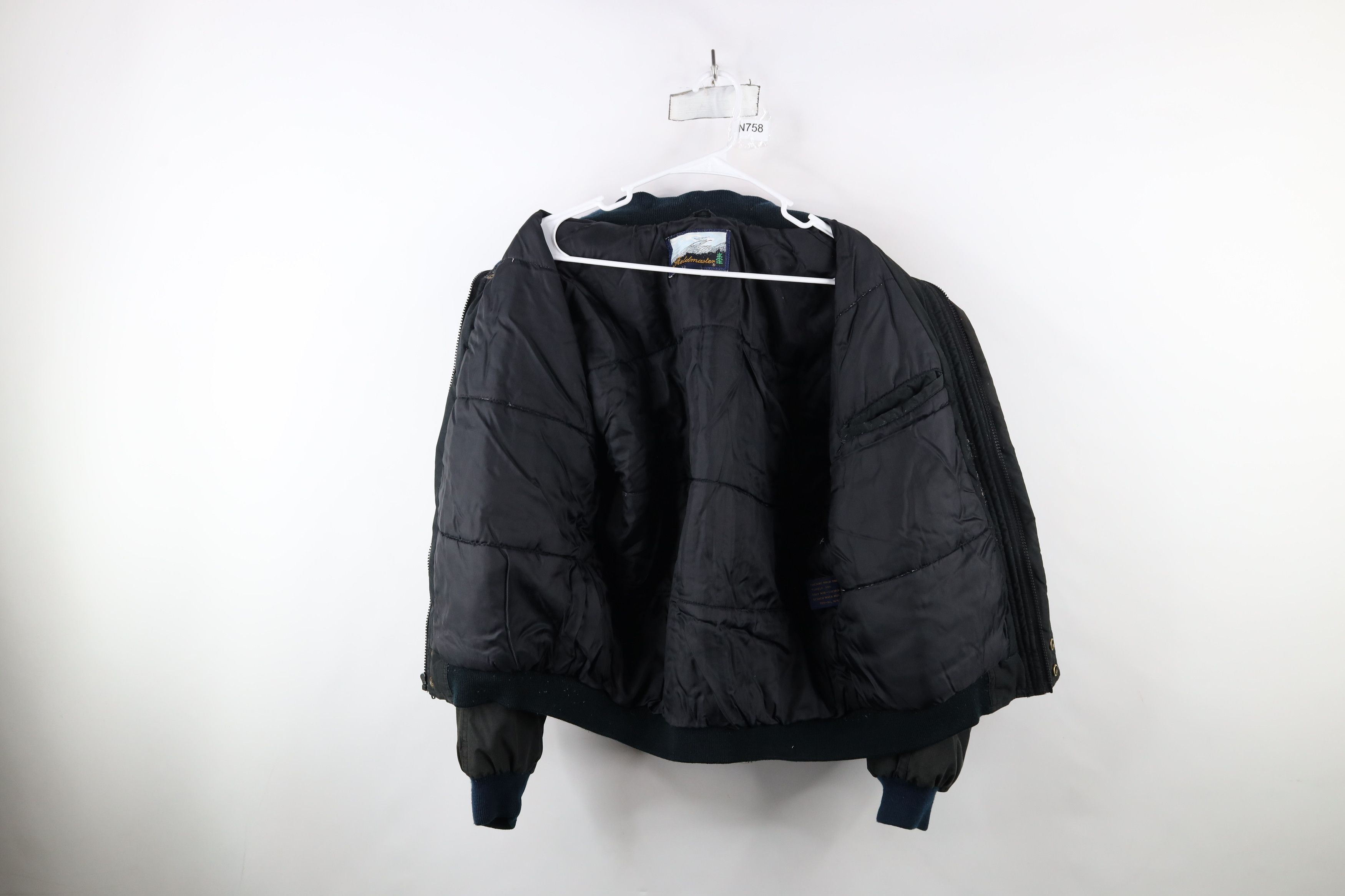 Vintage Vintage 80s 90s Streetwear Hooded Full Zip Puffer Jacket Size US M / EU 48-50 / 2 - 8 Thumbnail