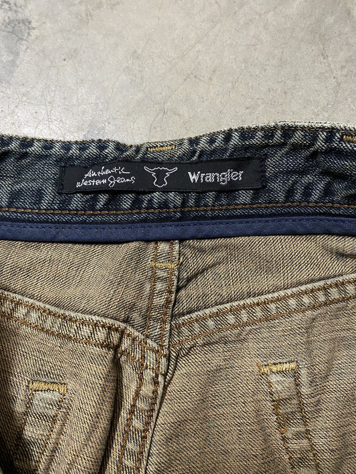 Wrangler Baggy Jeans Wrangle Rusty Denim Vintage Size US 32 / EU 48 - 13 Thumbnail