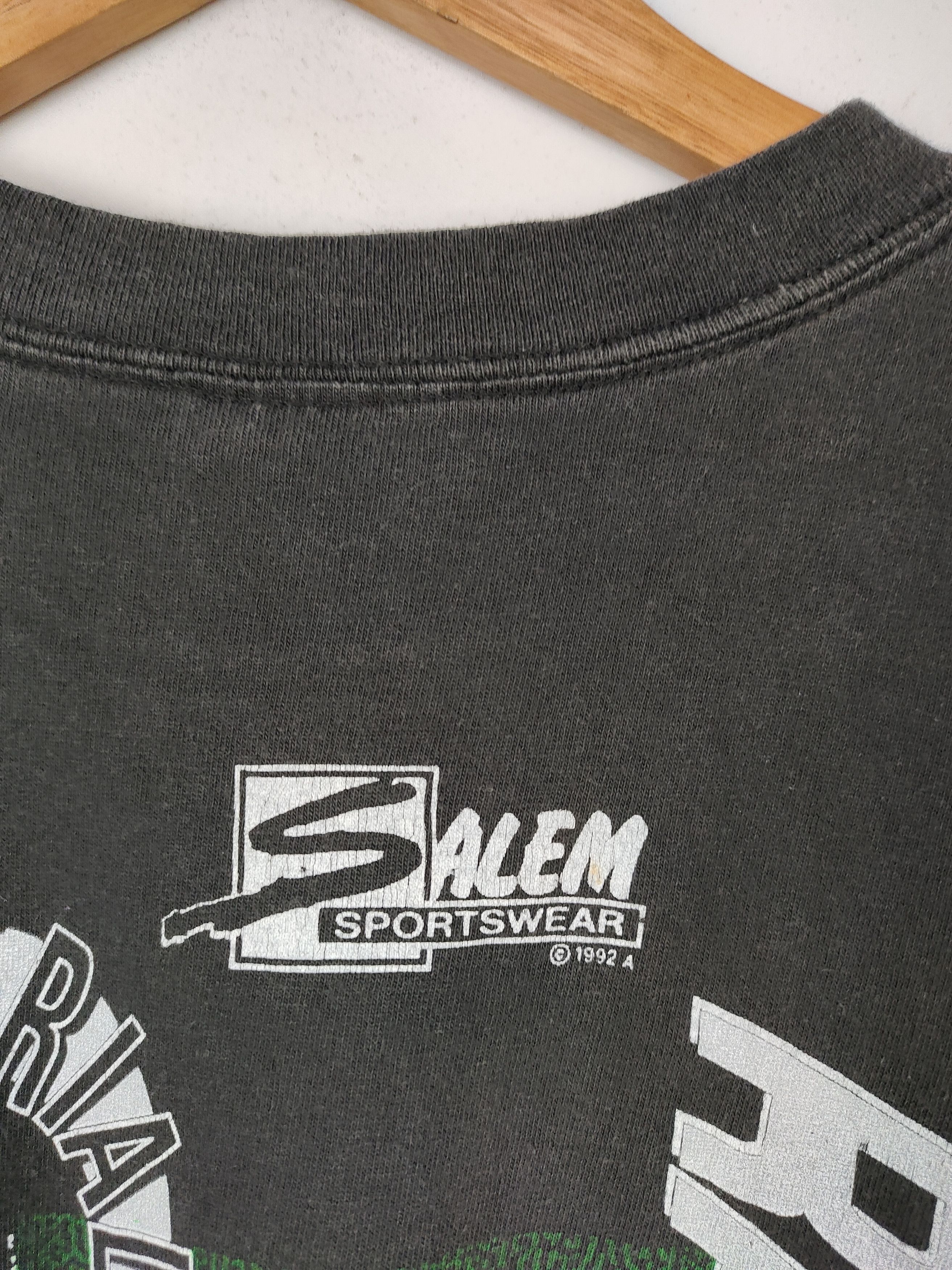 NFL × Salem Sportswear × Vintage Vintage 90s NFL Oakland Raiders Salem Sportwear Shirt Size US M / EU 48-50 / 2 - 8 Thumbnail
