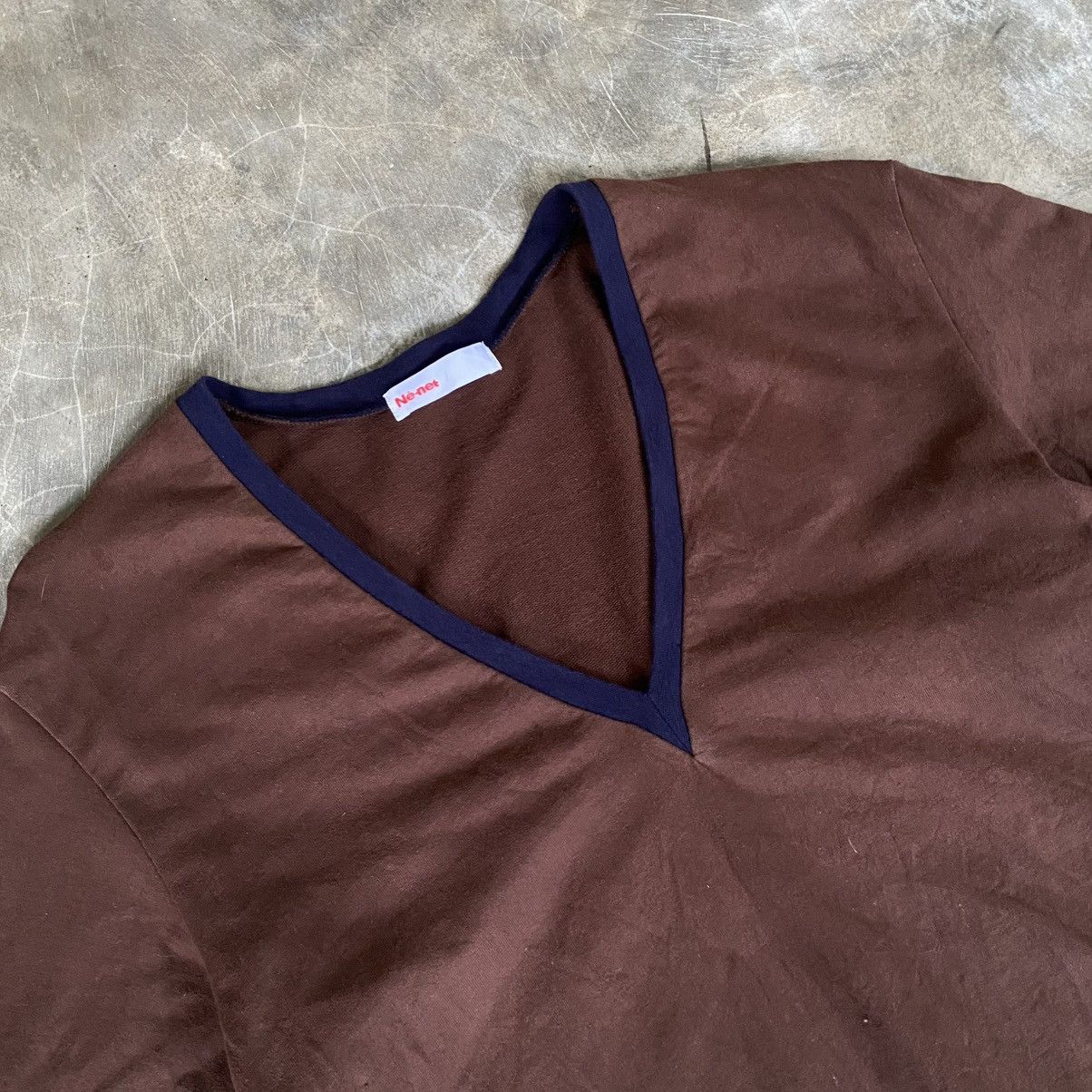 Issey Miyake Ne-Net by Issey Miyake Bear Blouse Brown Size M / US 6-8 / IT 42-44 - 3 Thumbnail