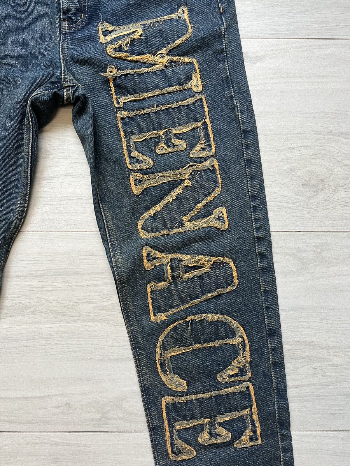 Menace MENACE Los Angeles Distressed Stencil Denim Size US 32 / EU 48 - 4 Thumbnail