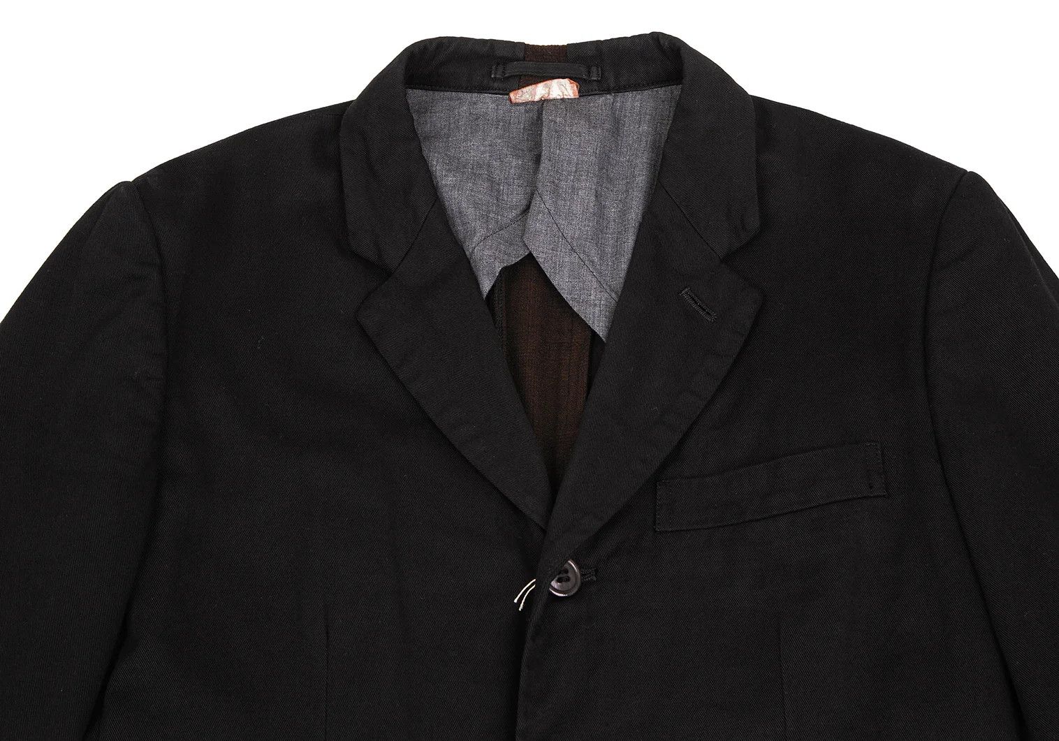 Comme des Garcons Homme Plus Ever Green Product Dyed Docking Jacket in Black Brown S Size US S / EU 44-46 / 1 - 2 Thumbnail