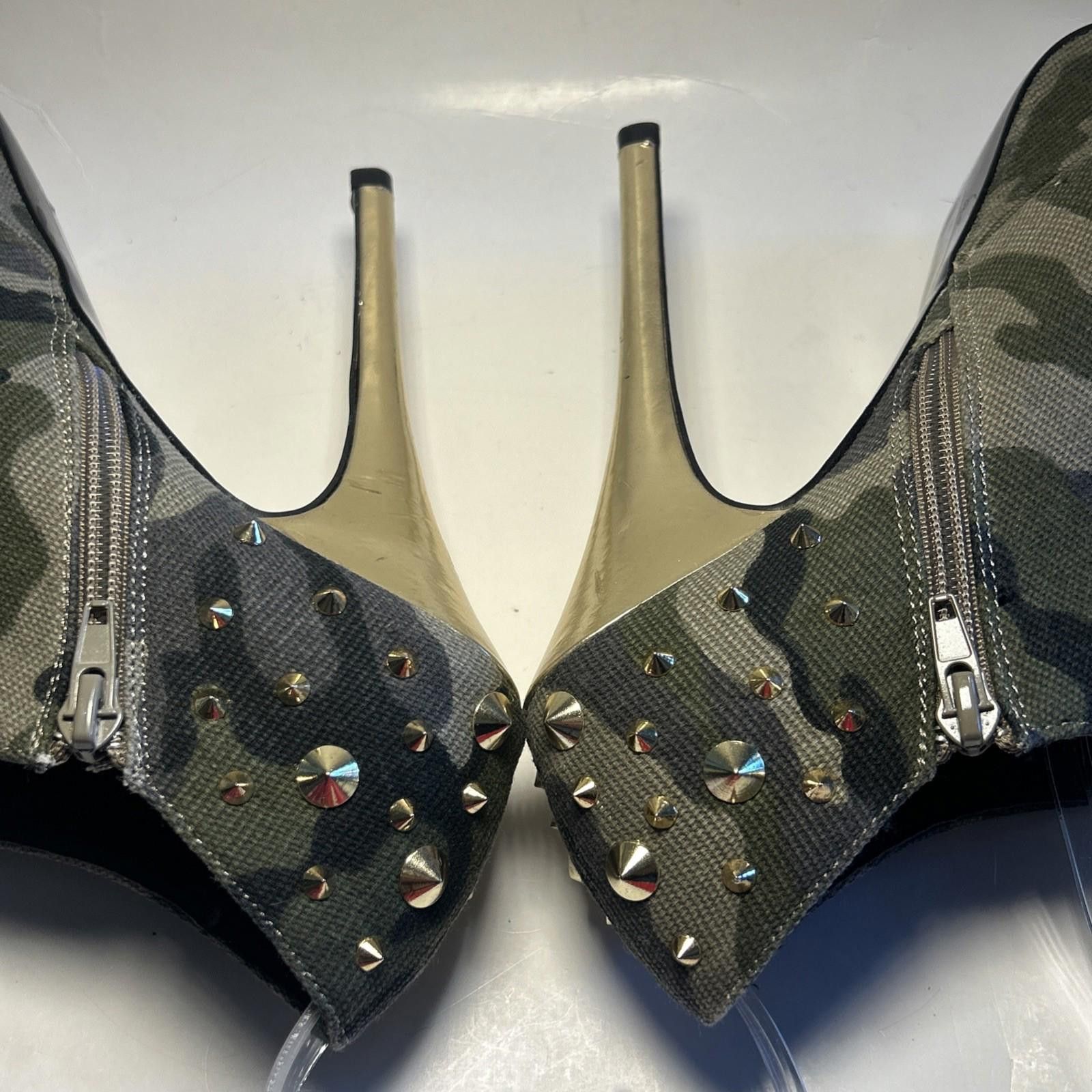 Other SCENE Women Goth Sz 8.5 Heels Camouflage Gold Embellish Size US 8.5 / IT 38.5 - 8 Thumbnail