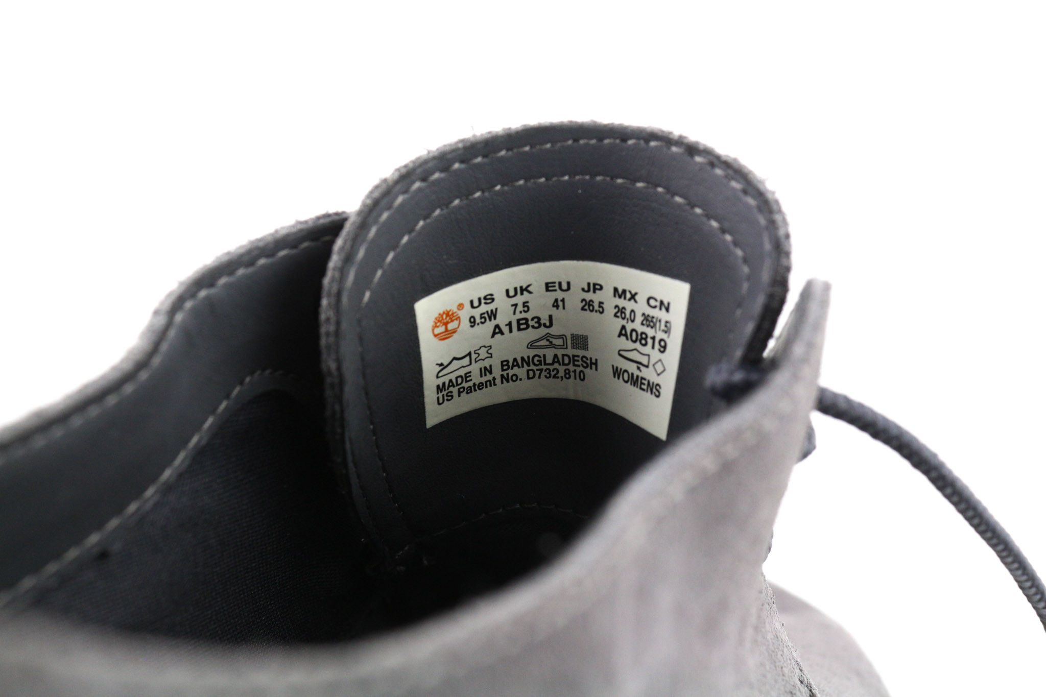Timberland A1B3J-A0819 EU40/41 Grey Leather Suede Shoes 81134 Size US 10 / IT 40 - 11 Thumbnail