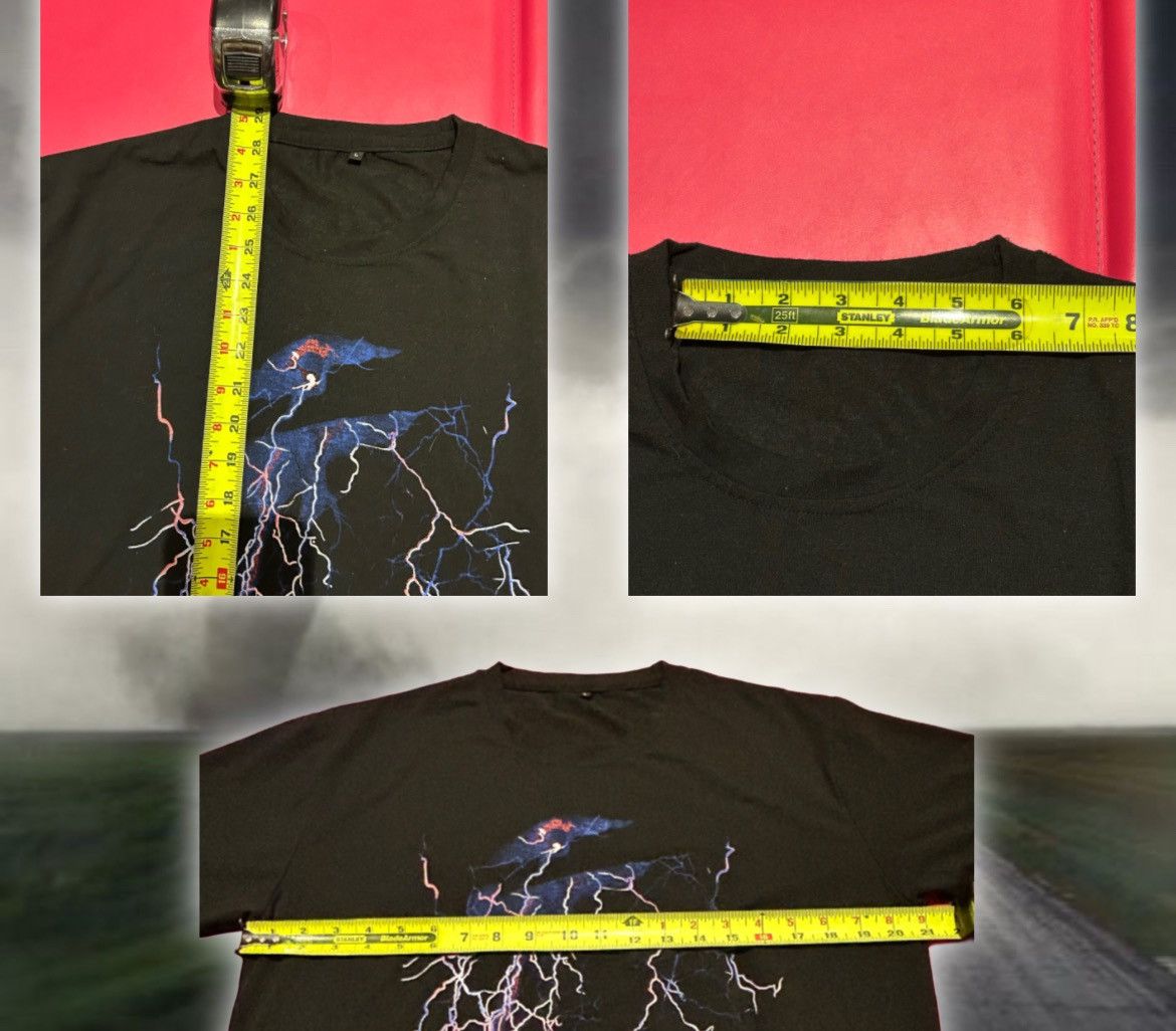 Japanese Brand × Vintage ⚡️ LIGHTNING BLACK TEE ‘LT’ ⚡️ Size US M / EU 48-50 / 2 - 3 Thumbnail