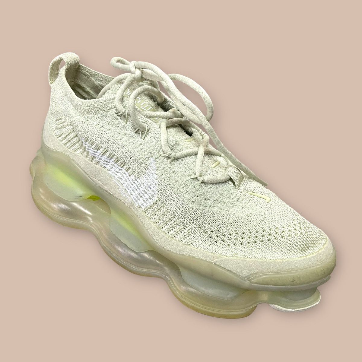 Nike WMNS Nike Air Max Scorpion Flyknit "Olive Aura" Size US 6.5 / IT 36.5 - 10 Thumbnail