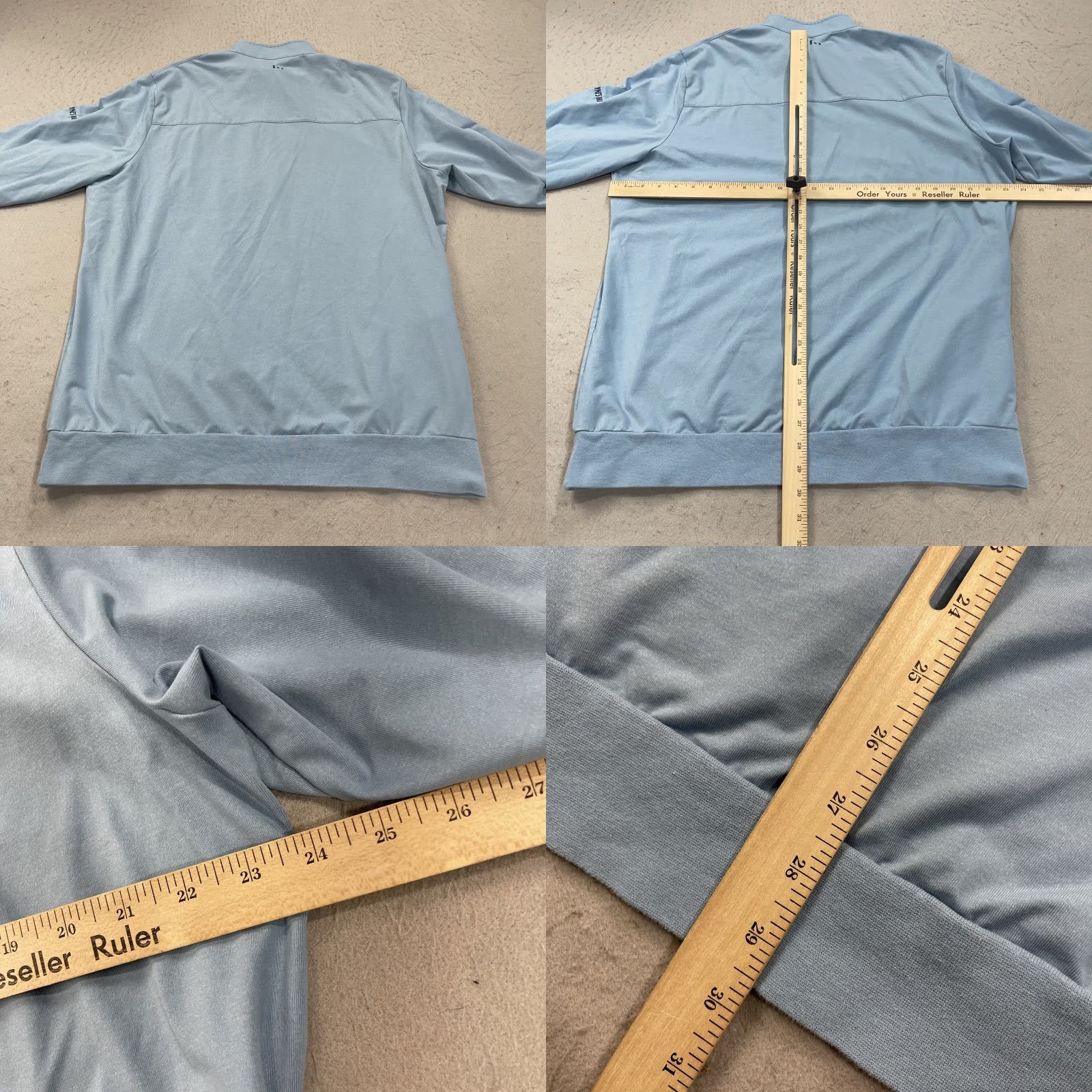 TravisMathew Travis Mathew Jacket Paynes Valley Mens XL Blue 1/4 Zip Pullover Golf Activewear Casual Size US XL / EU 56 / 4 - 8 Thumbnail