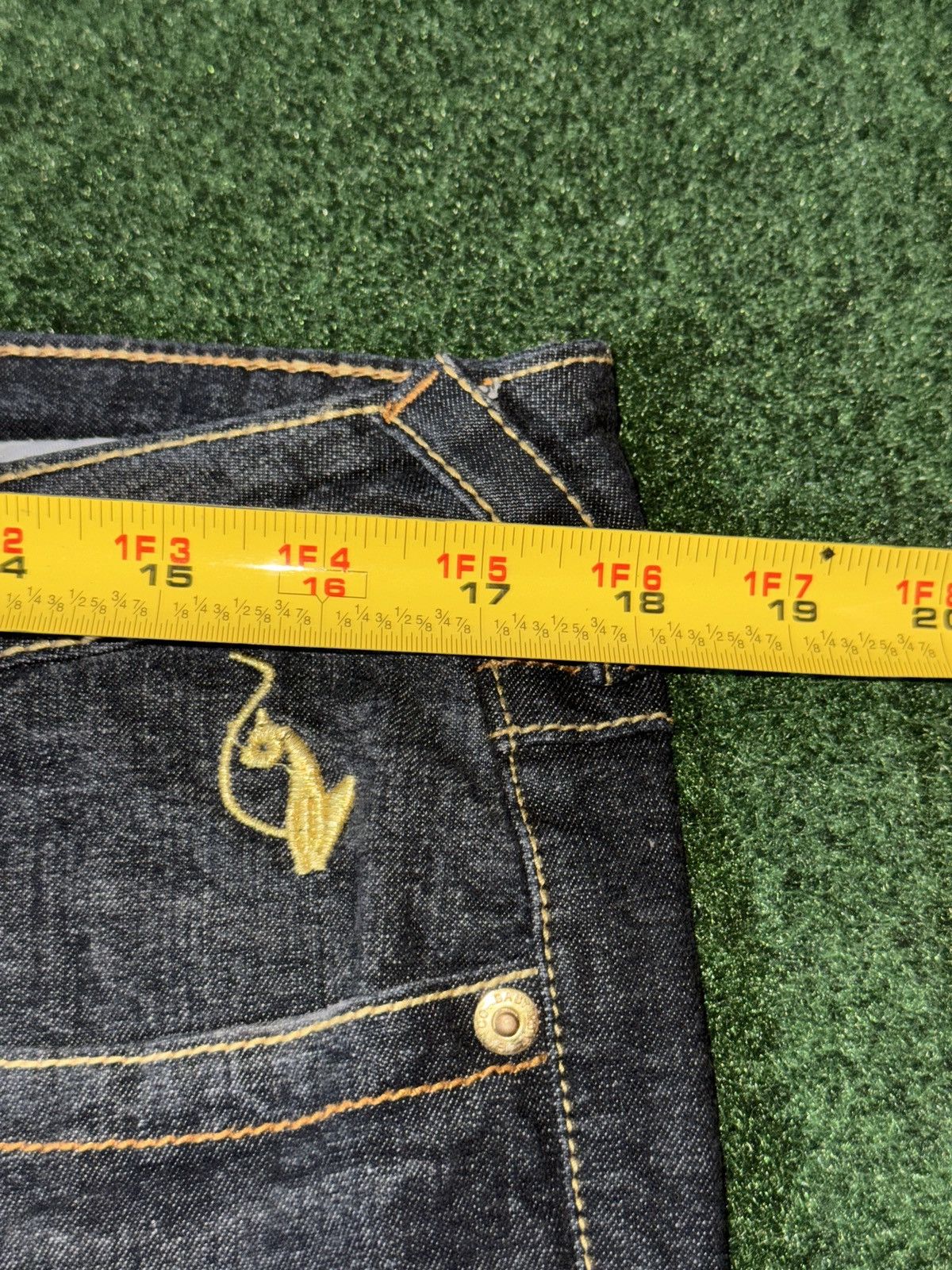 Vintage Y2K Baby Phat Low Rise Bootcut Flare 17/18 Denim Jeans Size 40" / US 18 - 6 Thumbnail
