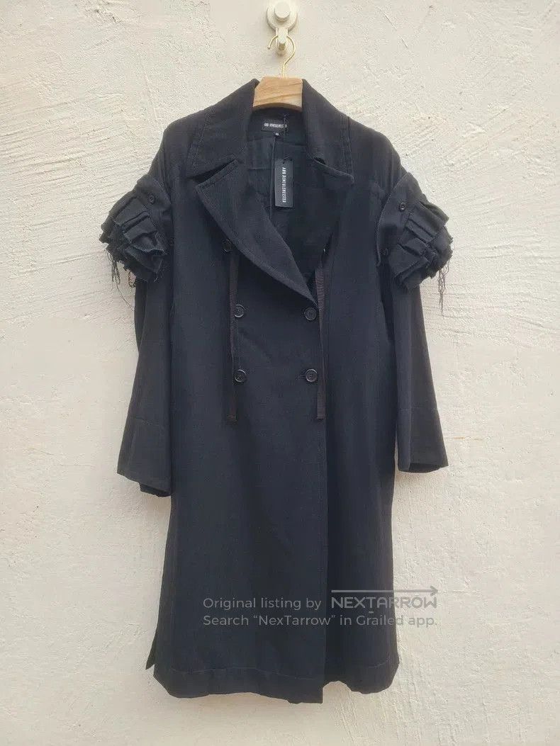 Ann Demeulemeester Ann Demeulemeester Wool Blend Coat. Size US M / EU 48-50 / 2 - 3 Thumbnail