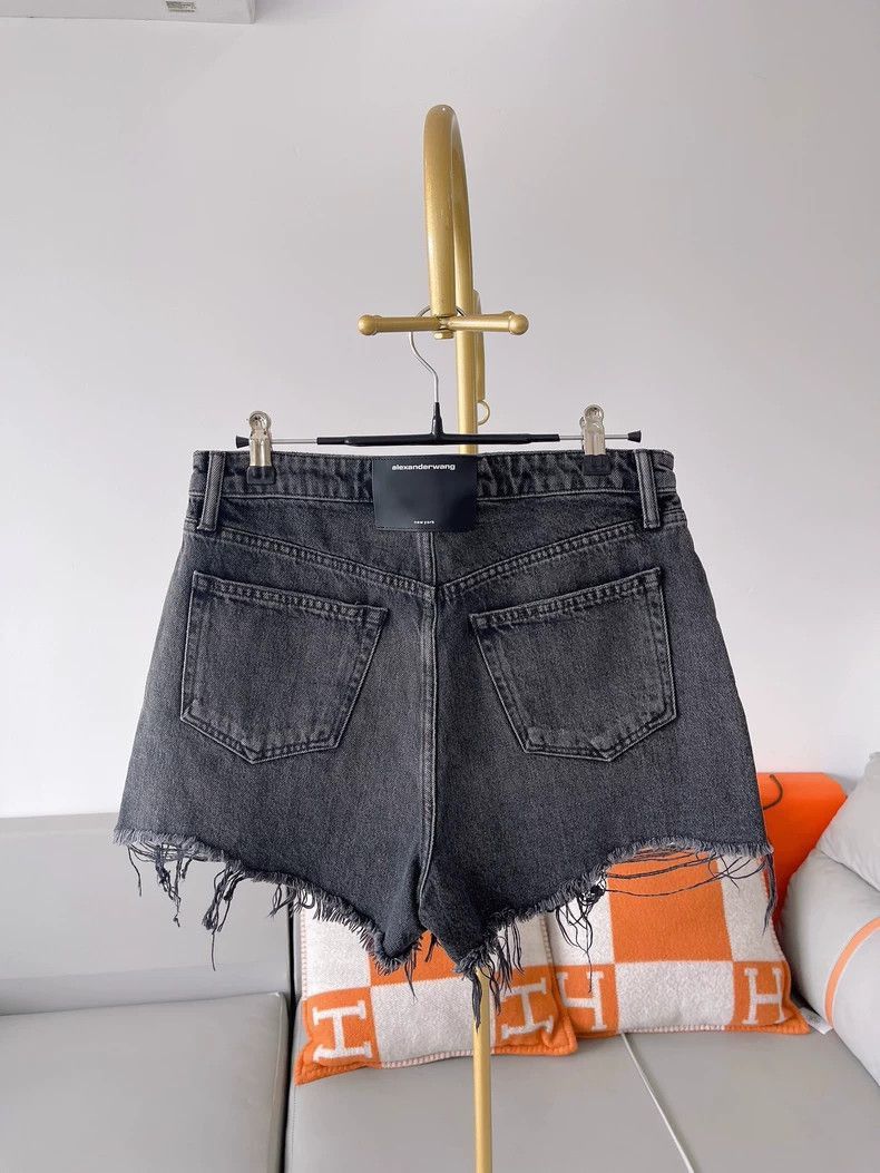 Alexander Wang Alexander Wang Black Denim Shorts- Size 28" / US 6 / IT 42 - 2 Thumbnail