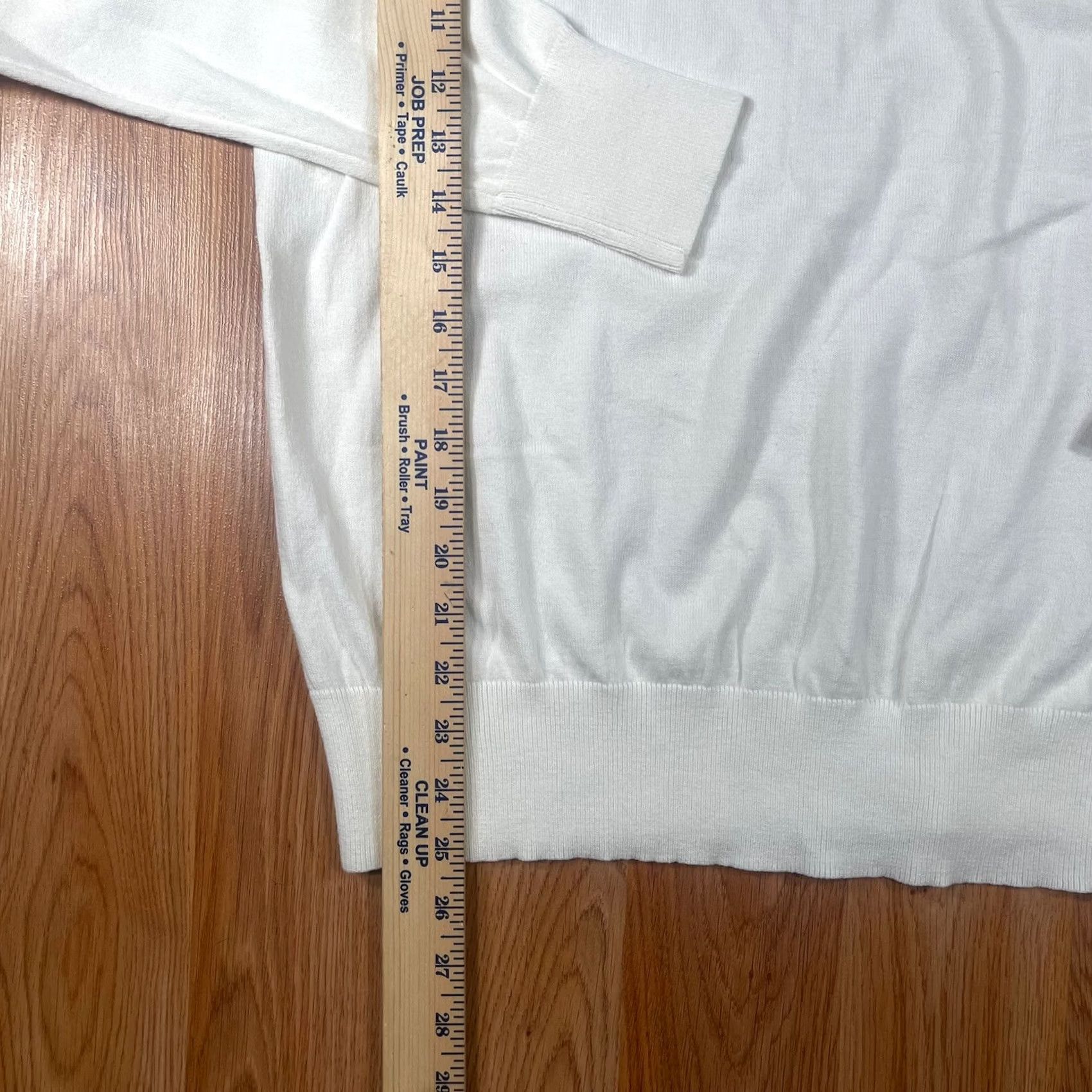 Vintage Jennifer Lopez Knit Sweater Womens XL White Cut Out Round Neck NWT Size XL / US 12-14 / IT 48-50 - 4 Thumbnail