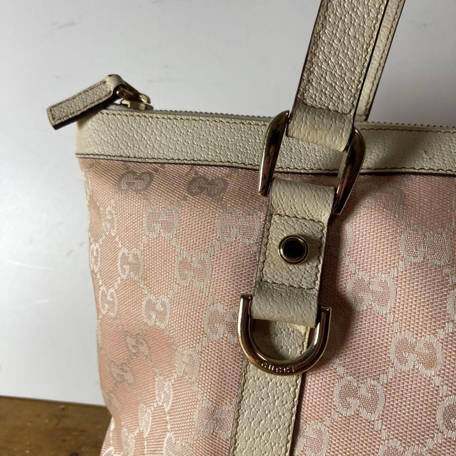 Gucci Gucci - Pink Monogram Tote Bag Size ONE SIZE - 4 Thumbnail