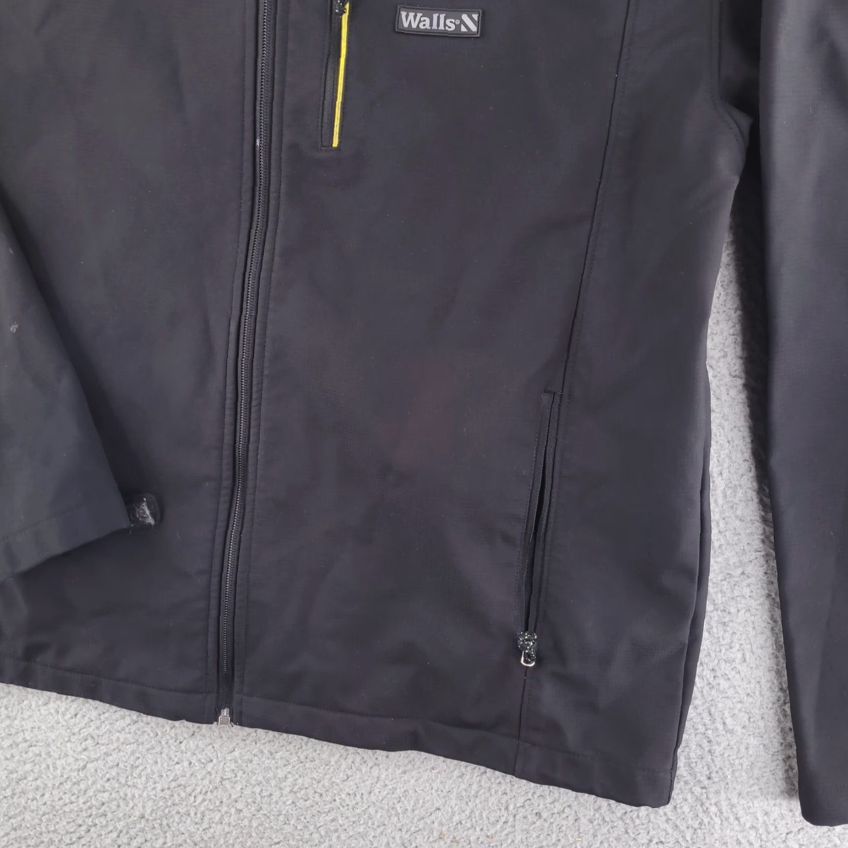Walls Walls Jacket Mens XL Black Zip Up Polyester Size US XL / EU 56 / 4 - 5 Thumbnail