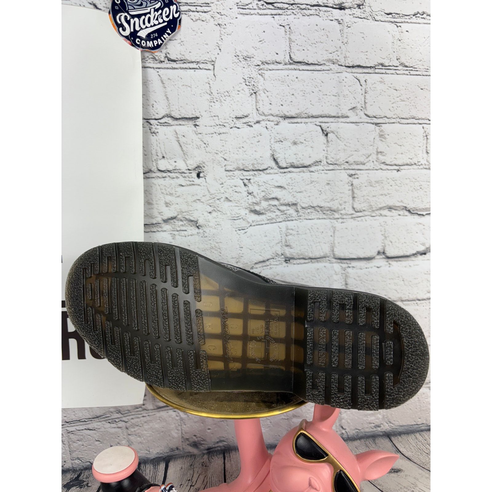 Dr. Martens Dr Martens 1460 Serpent Snake Womens 5 Black Leather Boots Size US 5 / IT 35 - 7 Thumbnail