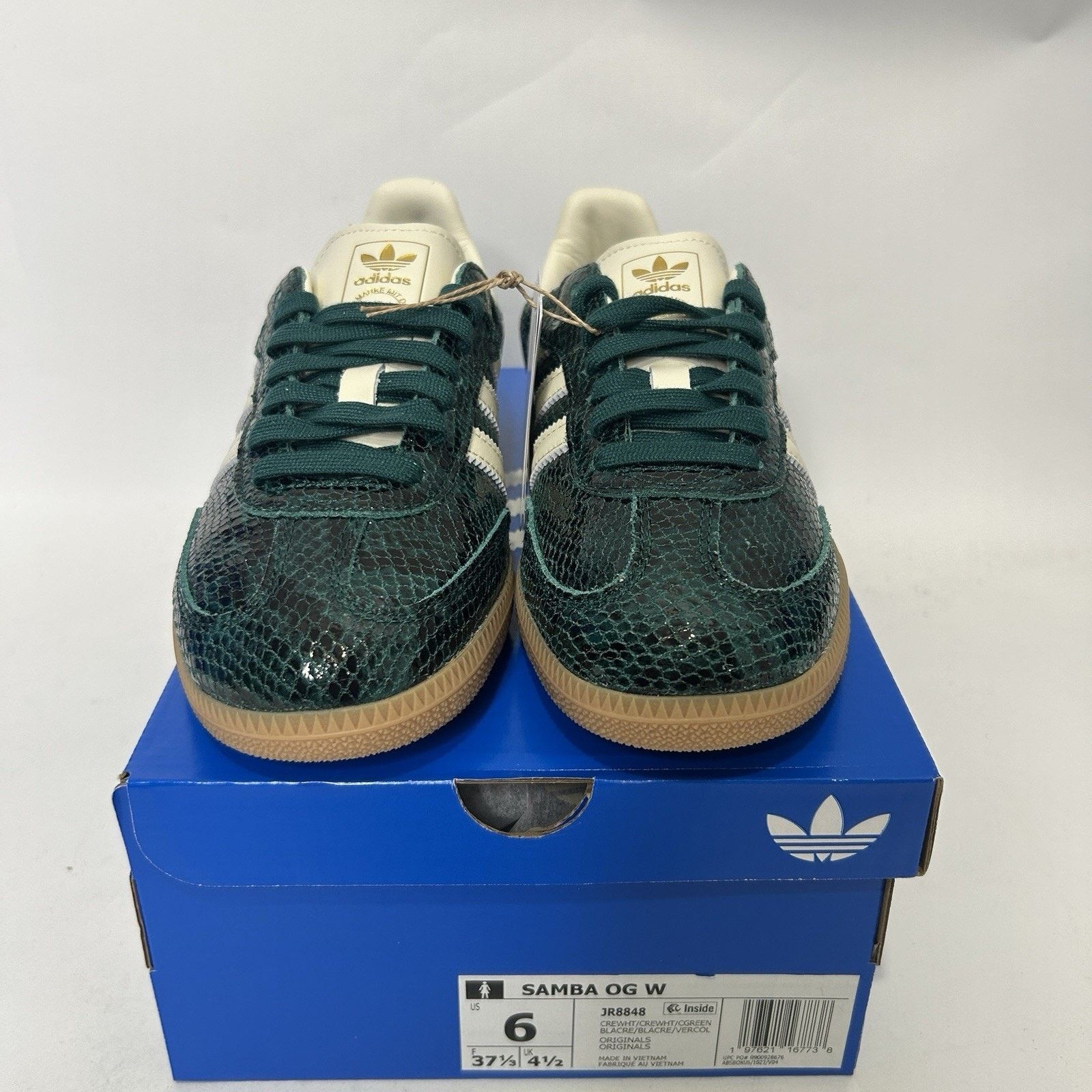 Adidas adidas Samba OG Snakeskin Pack - “Collegiate Green” JR8848 Size US 6 / IT 36 - 2 Thumbnail