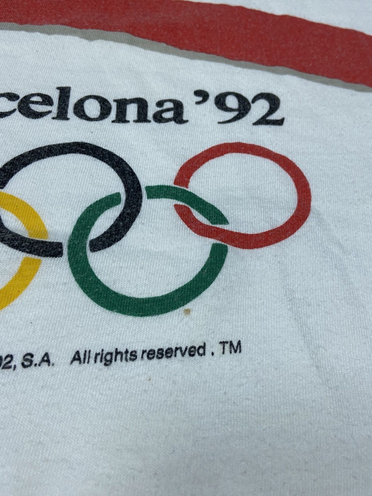 USA Olympics × Vintage Barcelona 1988 92 Olympic vintage single stitch t-shirt Size US XXL / EU 58 / 5 - 2 Thumbnail