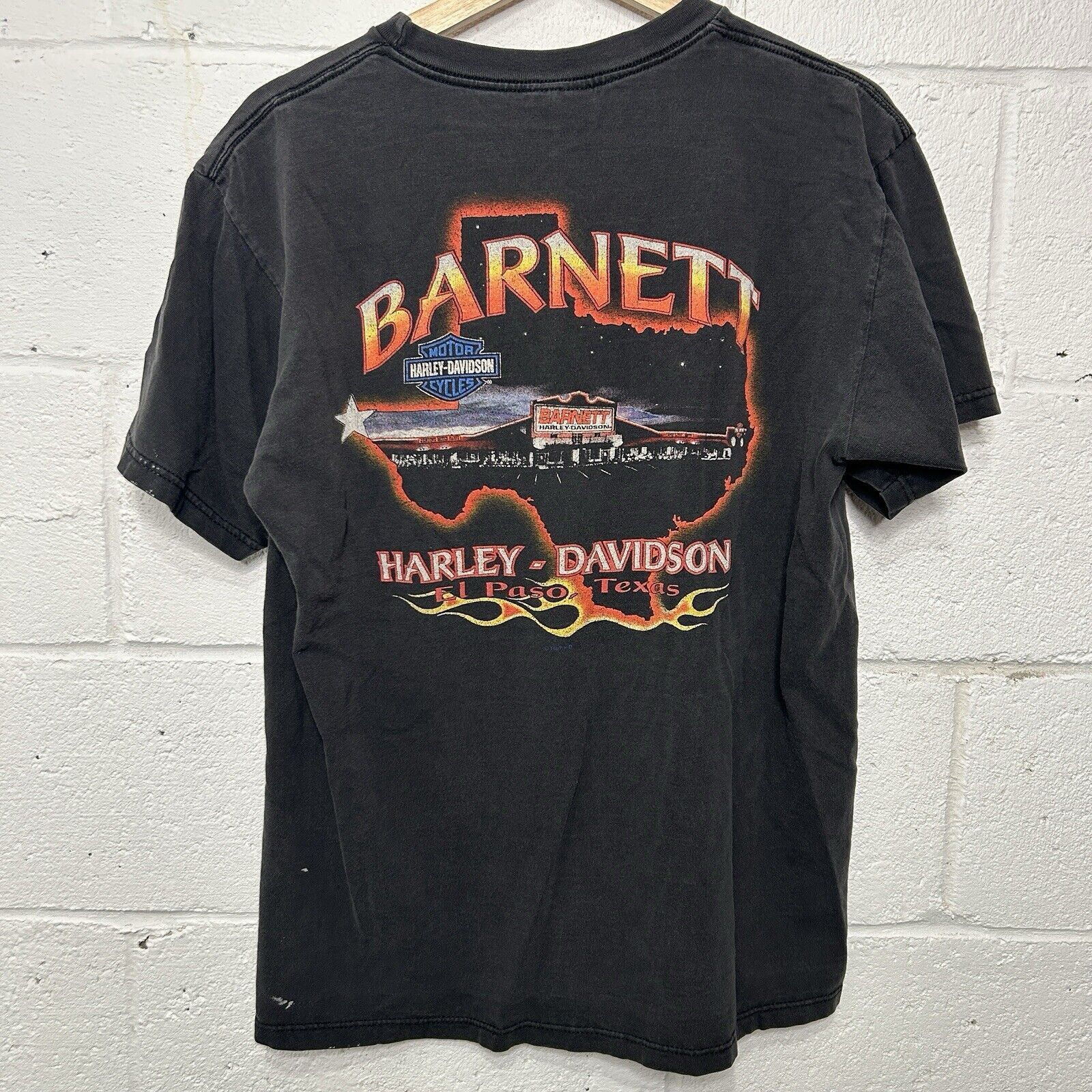 Harley Davidson Vintage Harley Davidson USA Flag “Black” Tee Size US L / EU 52-54 / 3 - 2 Thumbnail
