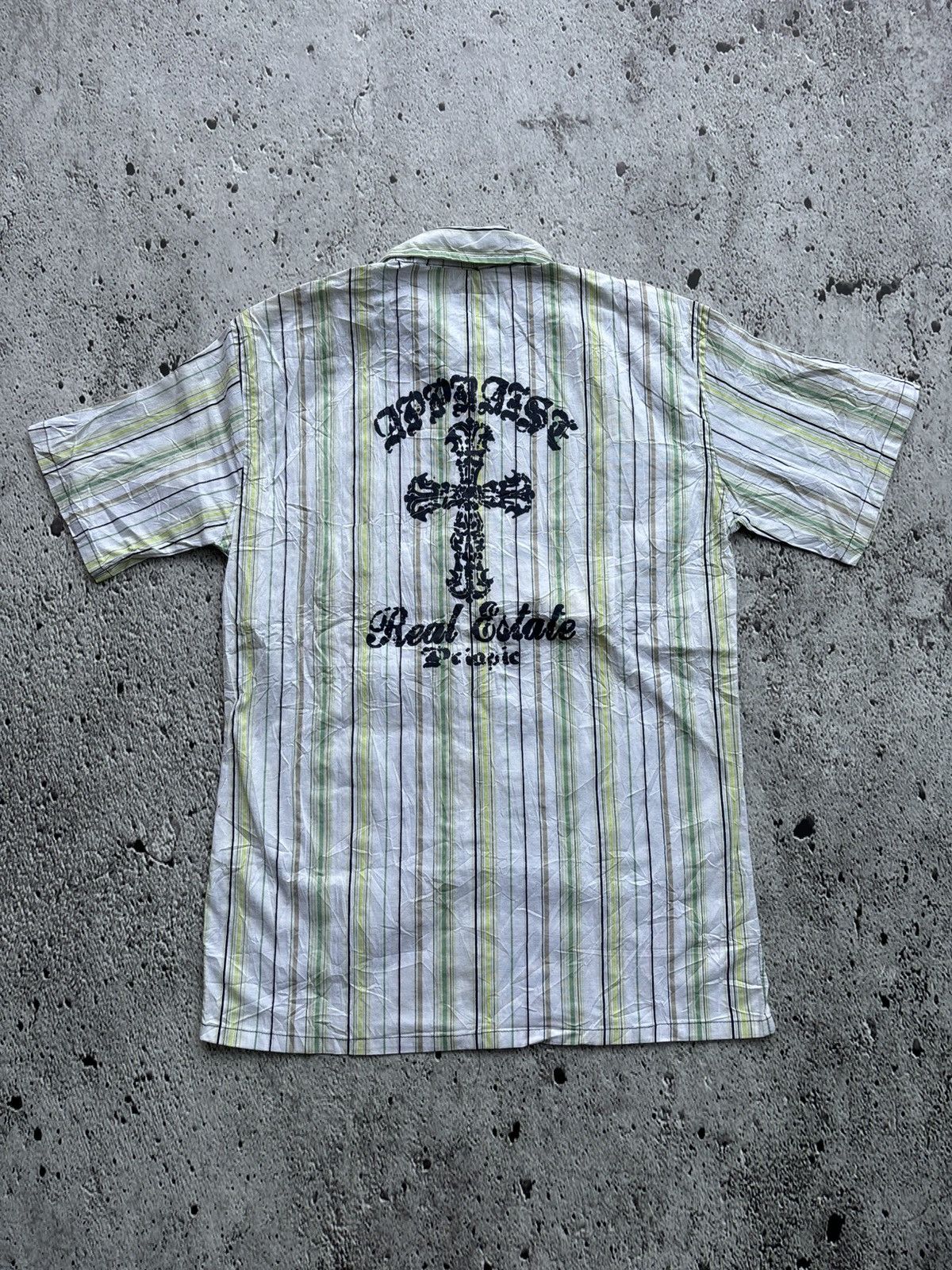 Hysteric Glamour Y2k Kafandeng Stripe Punk Style Shirt Size US M / EU 48-50 / 2 - 1 Thumbnail