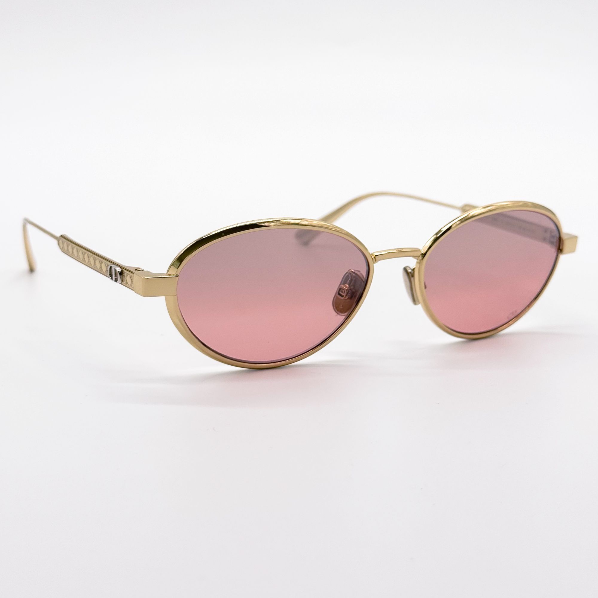 Dior NEW DIOR DIORCANNAGE R1U B0R6 SUNGLASSES WOMEN GOLD EYEWEAR Size ONE SIZE - 3 Thumbnail
