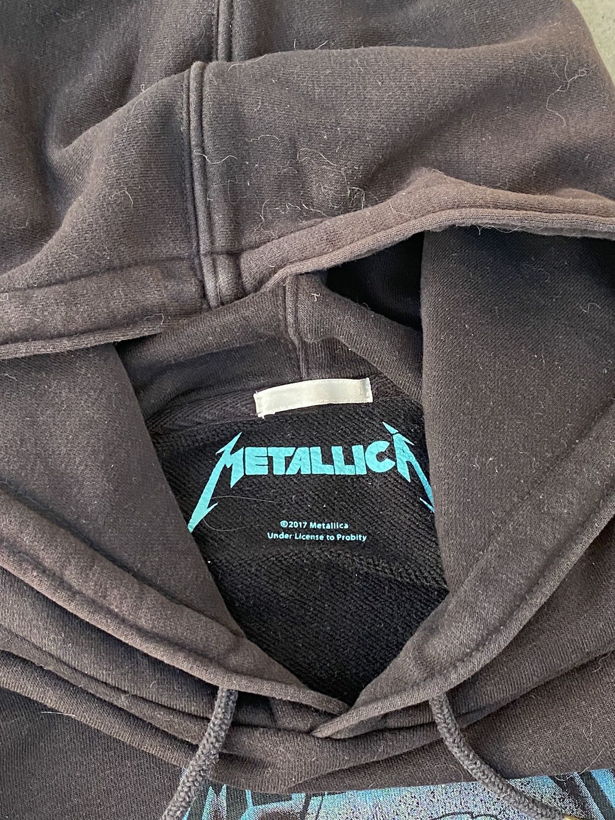 Band Tees 2000s Sun Faded Metallica Pushead Hoodie Size US L / EU 52-54 / 3 - 8 Thumbnail