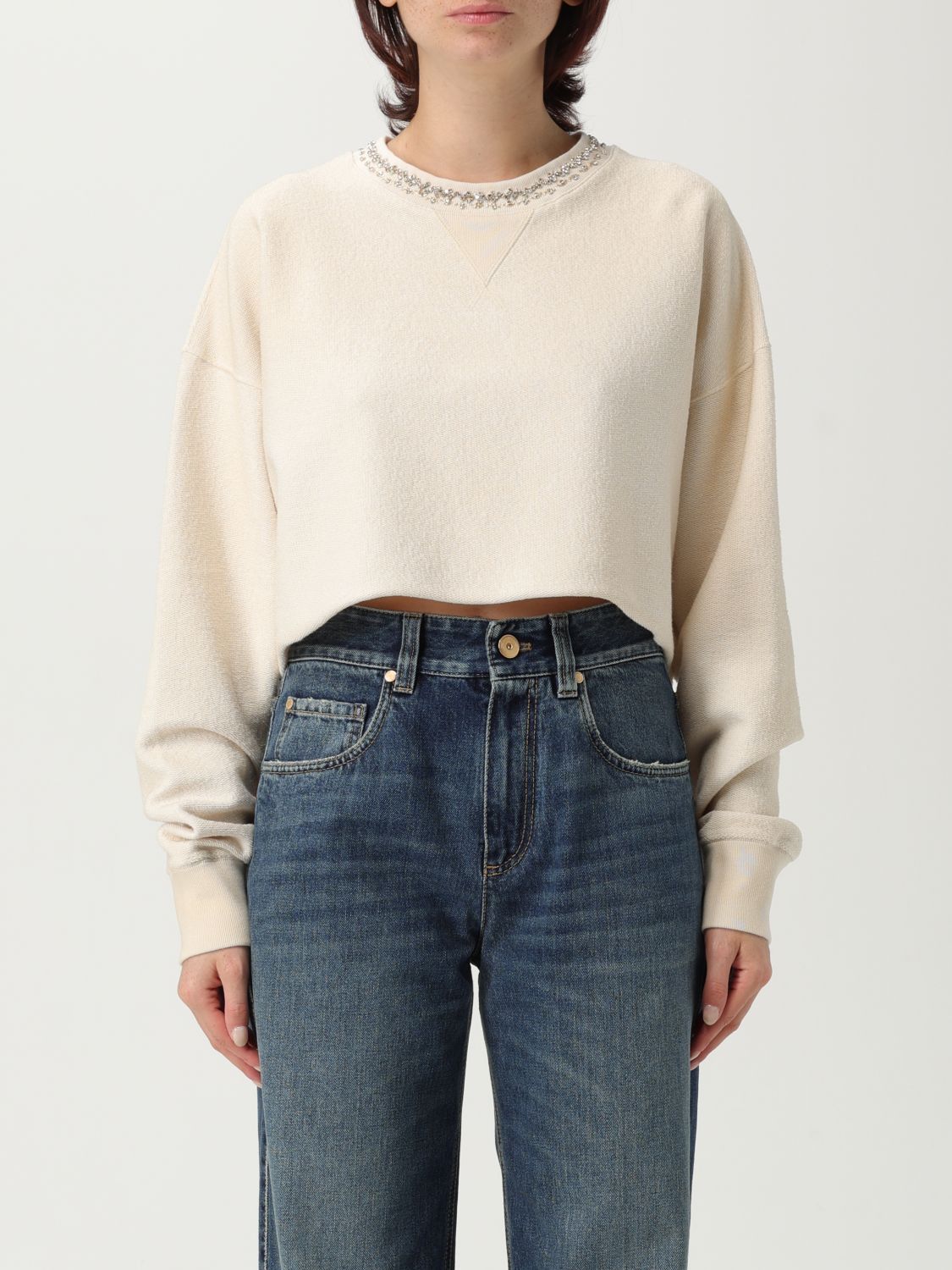 Golden Goose Golden Goose Sweatshirt Woman Ice Size M / US 6-8 / IT 42-44 - 1 Thumbnail