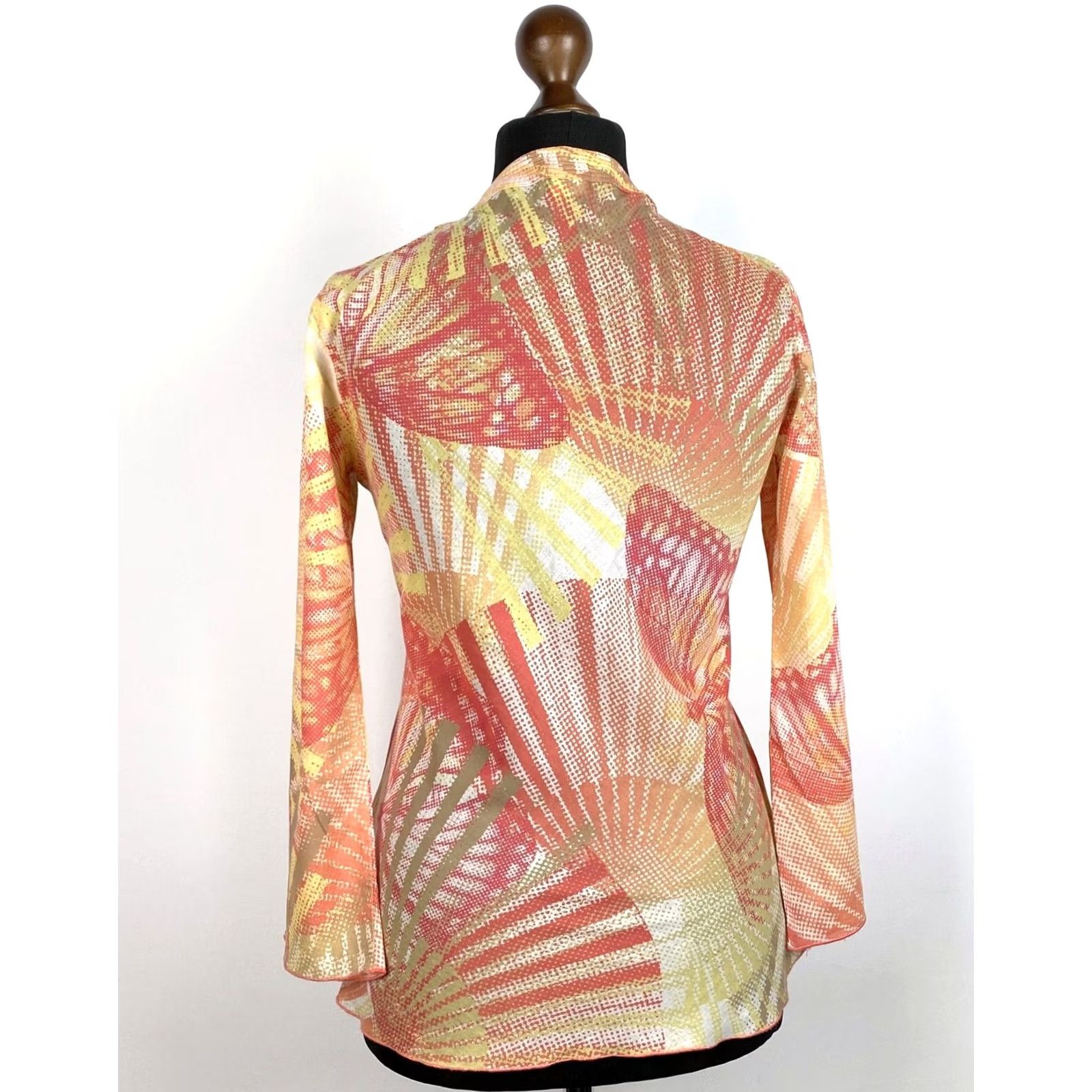 Vintage Nolita NYC Blouse Shirt womens cotton Size 44 Multicoloured Long Sleeve Size M / US 6-8 / IT 42-44 - 3 Thumbnail
