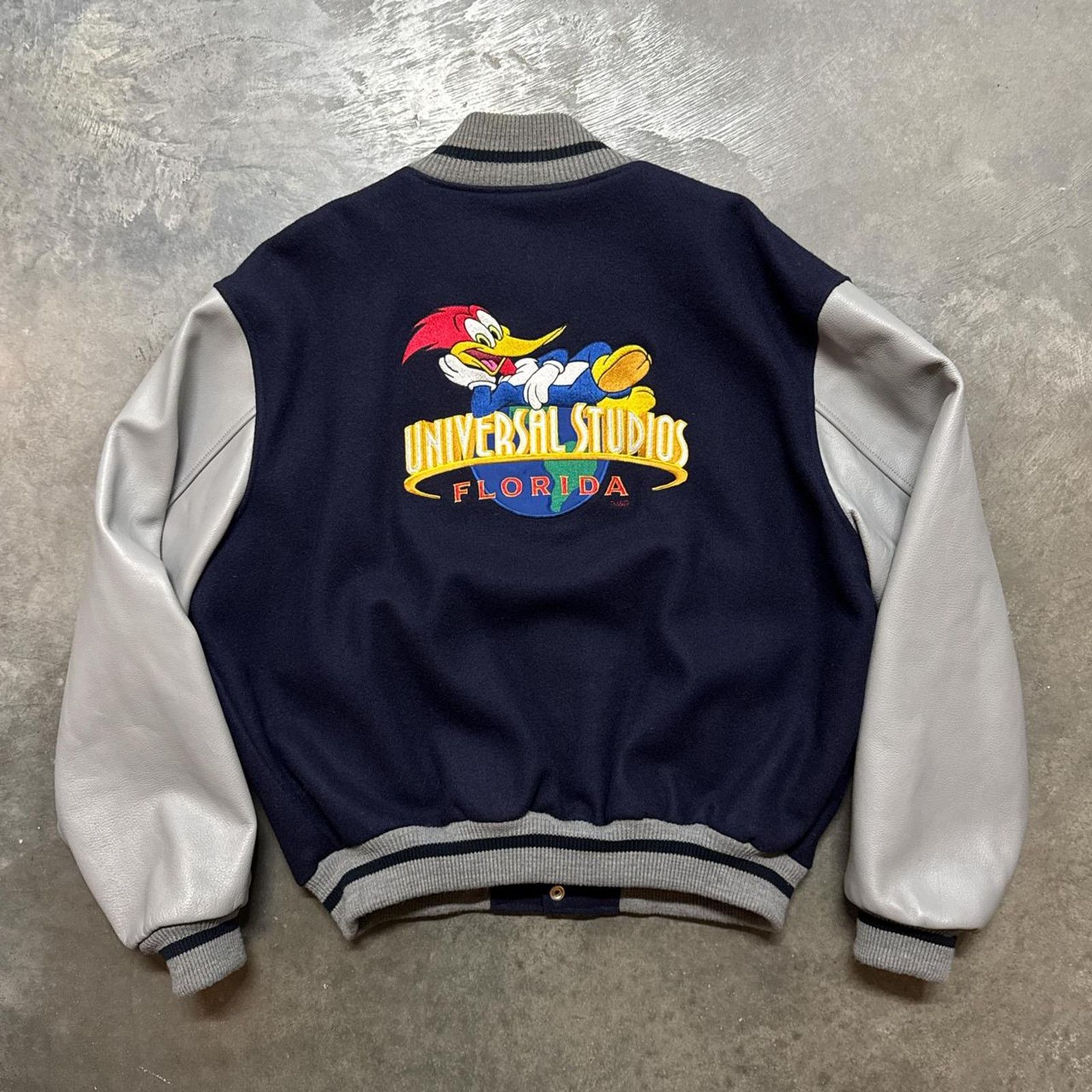 Vintage Vintage Woody Woodpecker Universal Studios Leather Jacket Size US XL / EU 56 / 4 - 1 Thumbnail