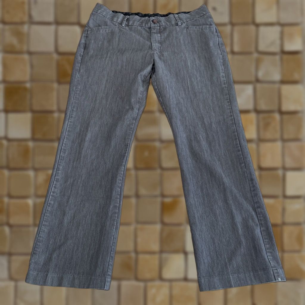 Gap Gap Gray Jeans 16M Womens Regular Straight Leg Mid Rise Dress Pants - 30in Inseam Size 38" / US 16 / IT 52 - 1 Thumbnail
