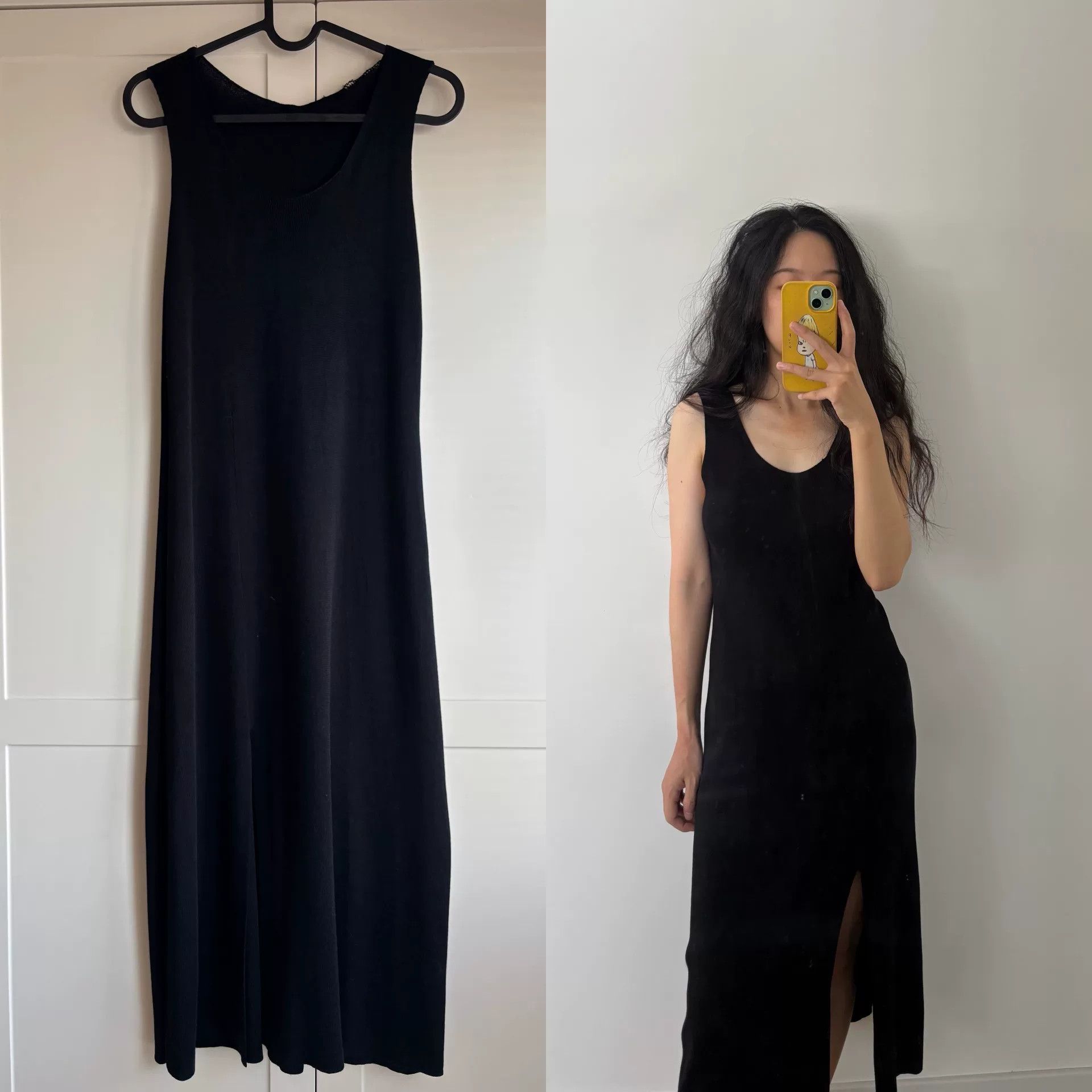Roberto Collina Roberto Collina Black Knit Dress Size M / US 6-8 / IT 42-44 - 1 Thumbnail