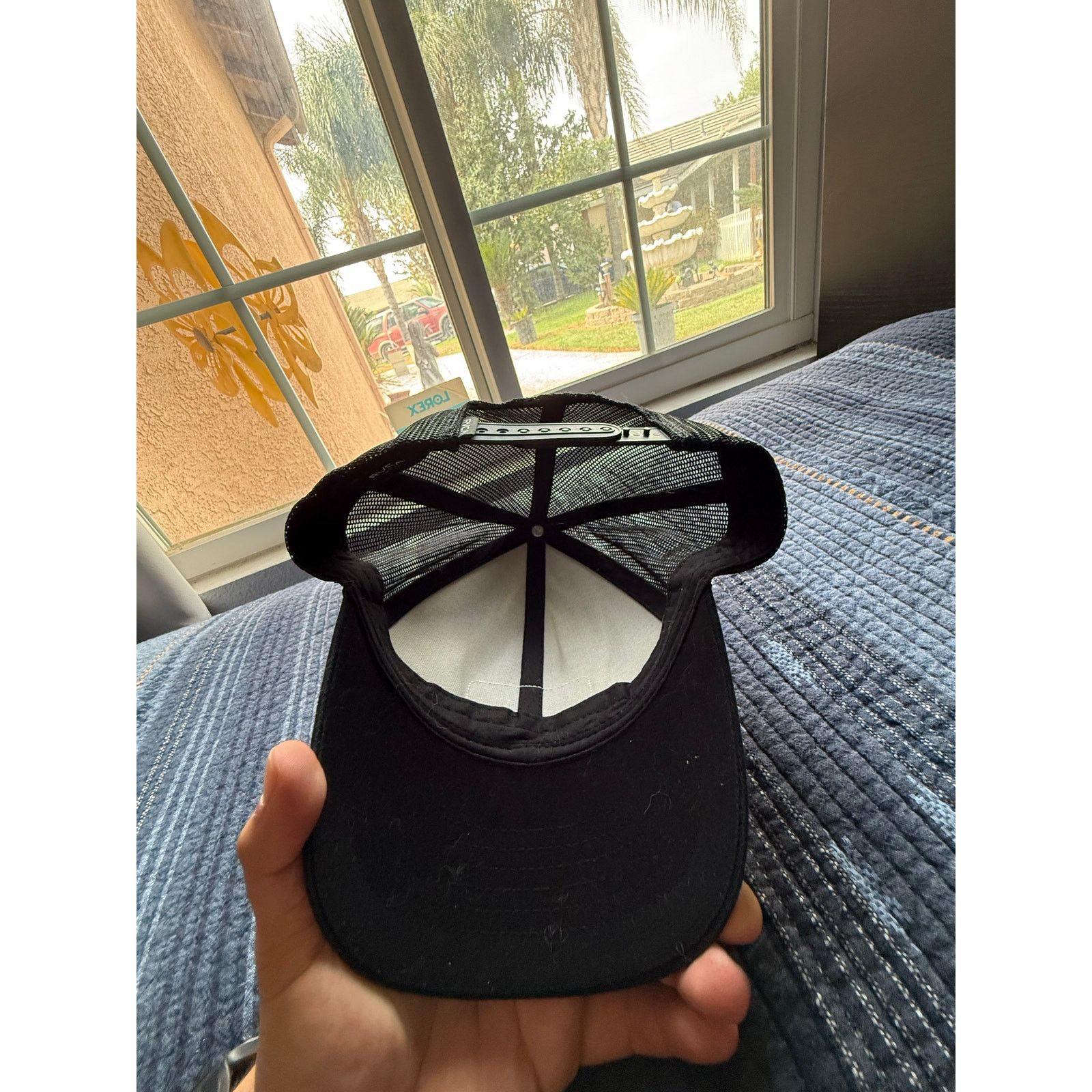 RVCA RVCA VA Black Mesh Trucker Hat Snapback Adjustable Cap Size ONE SIZE - 6 Thumbnail