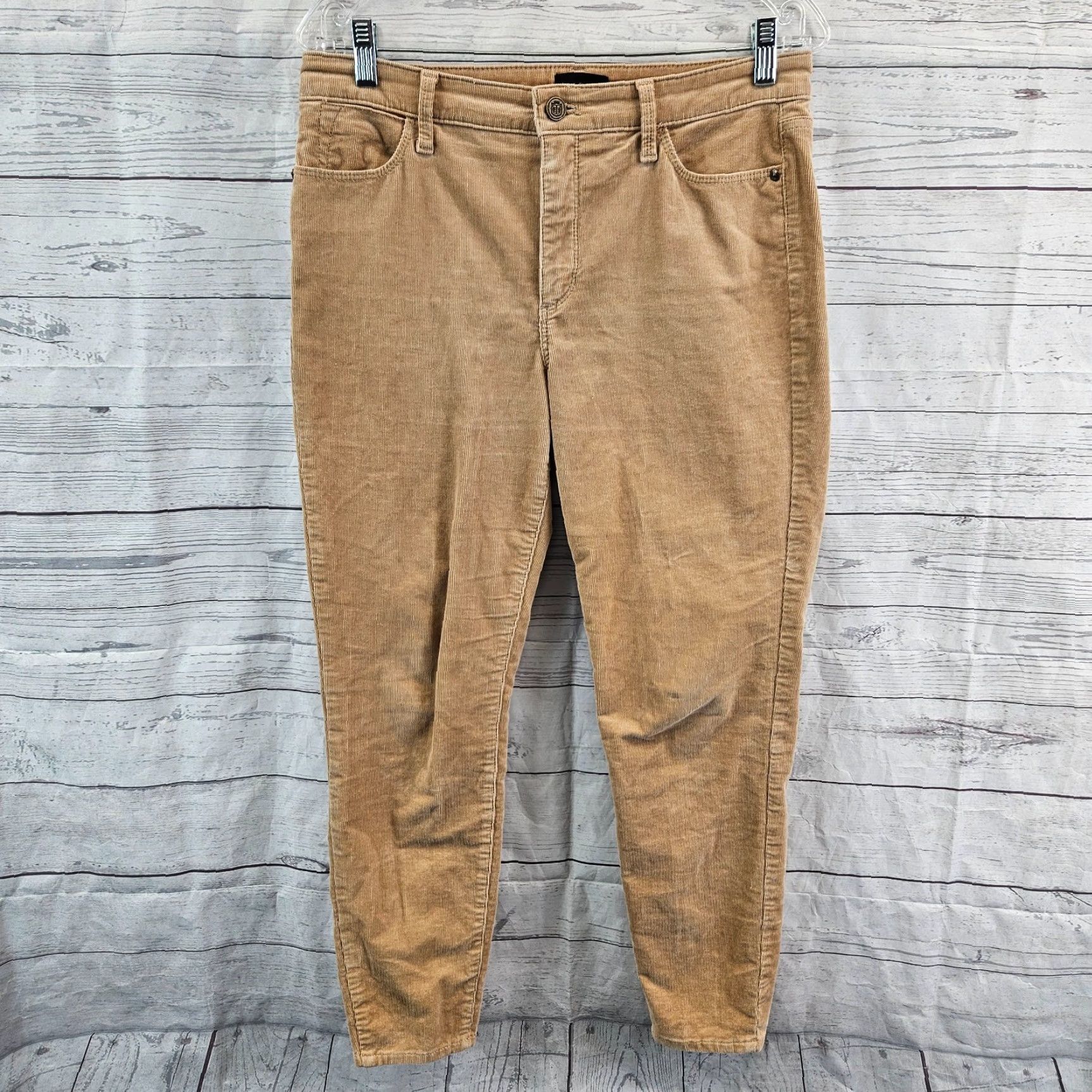 Talbots Talbots Womens Corduroy Jegging Sz 8P Tan Mid Rise Cotton Blend Pants Petite 8P Brown Womens Size 30" / US 8 / IT 44 - 2 Thumbnail