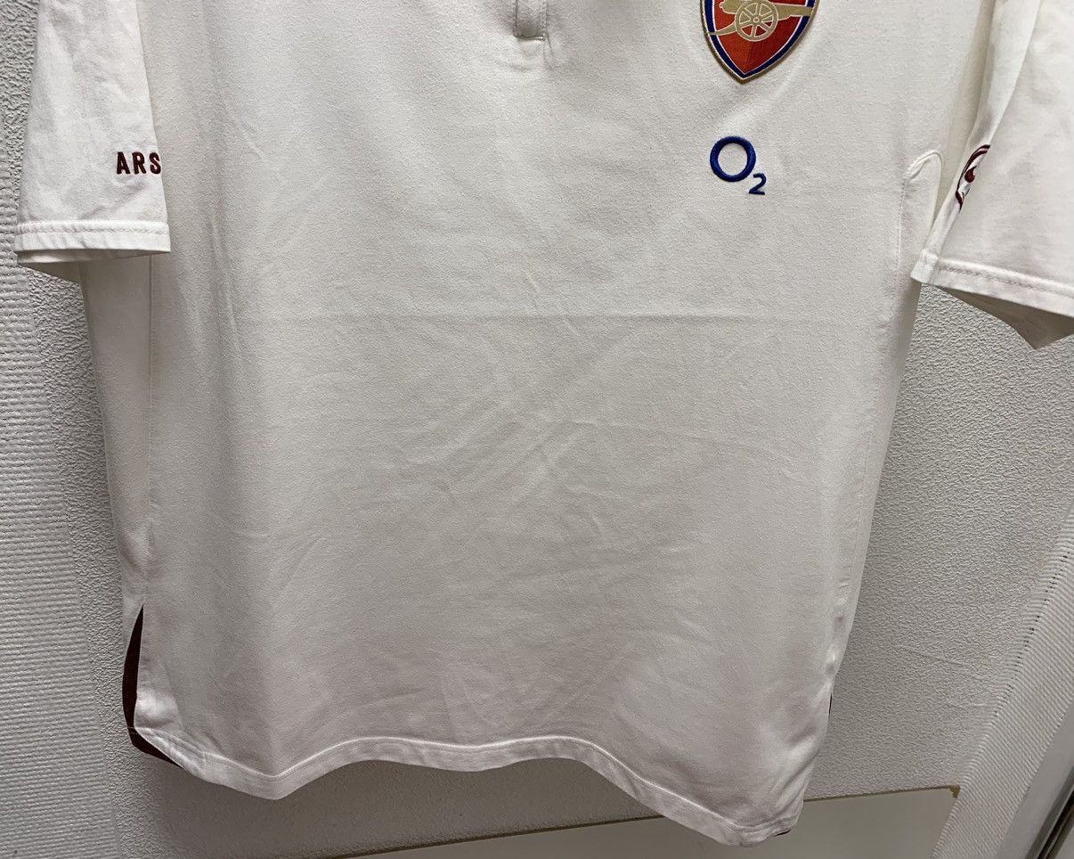 Nike Arsenal Nike O2 vintage white Polo Xl size Size US XL / EU 56 / 4 - 4 Thumbnail