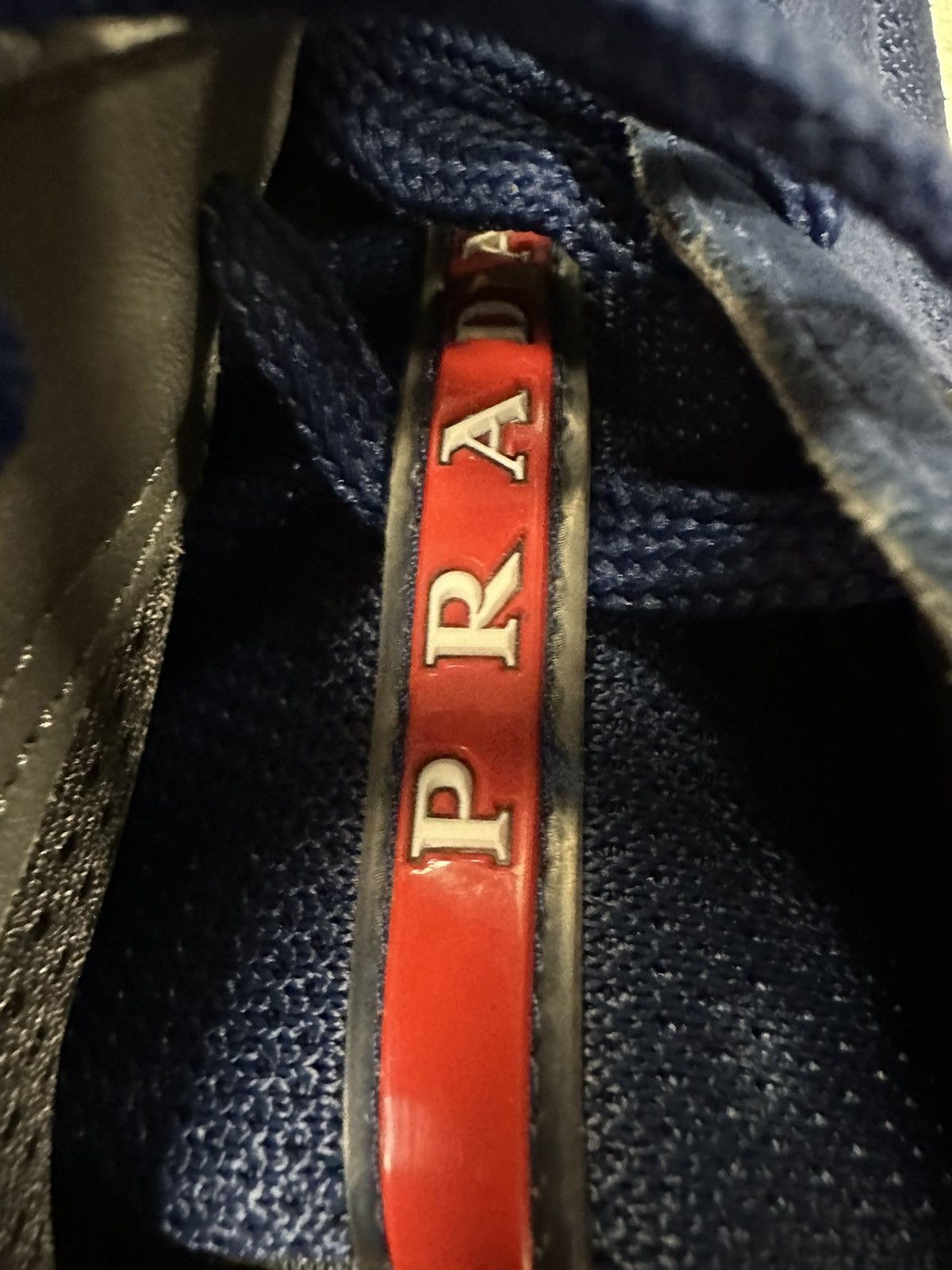 Prada Prada americas cup pre owned no box size 7 navy blue Size US 7 / EU 40 - 6 Thumbnail