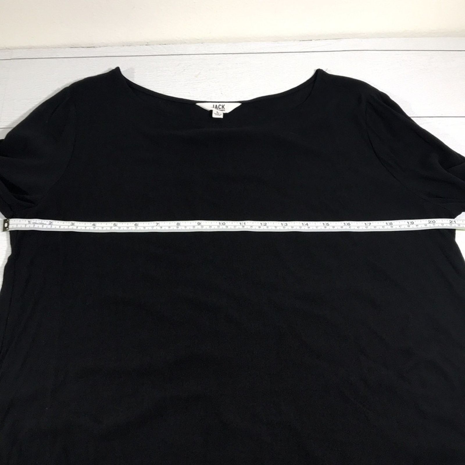 Other Jack by BB Dakota Black Long Sleeve Shirt Size Large Size L / US 10 / IT 46 - 6 Thumbnail