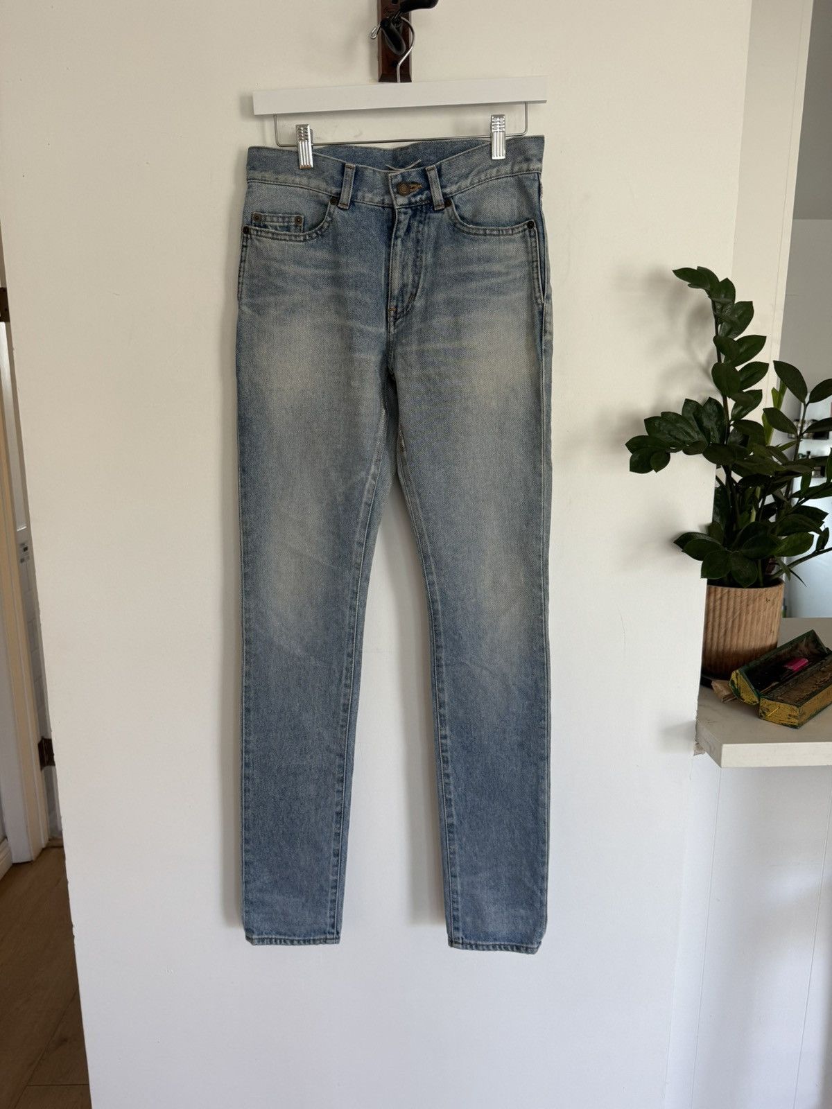 Saint Laurent Paris Lightwash D02 27 Size US 27 - 1 Thumbnail