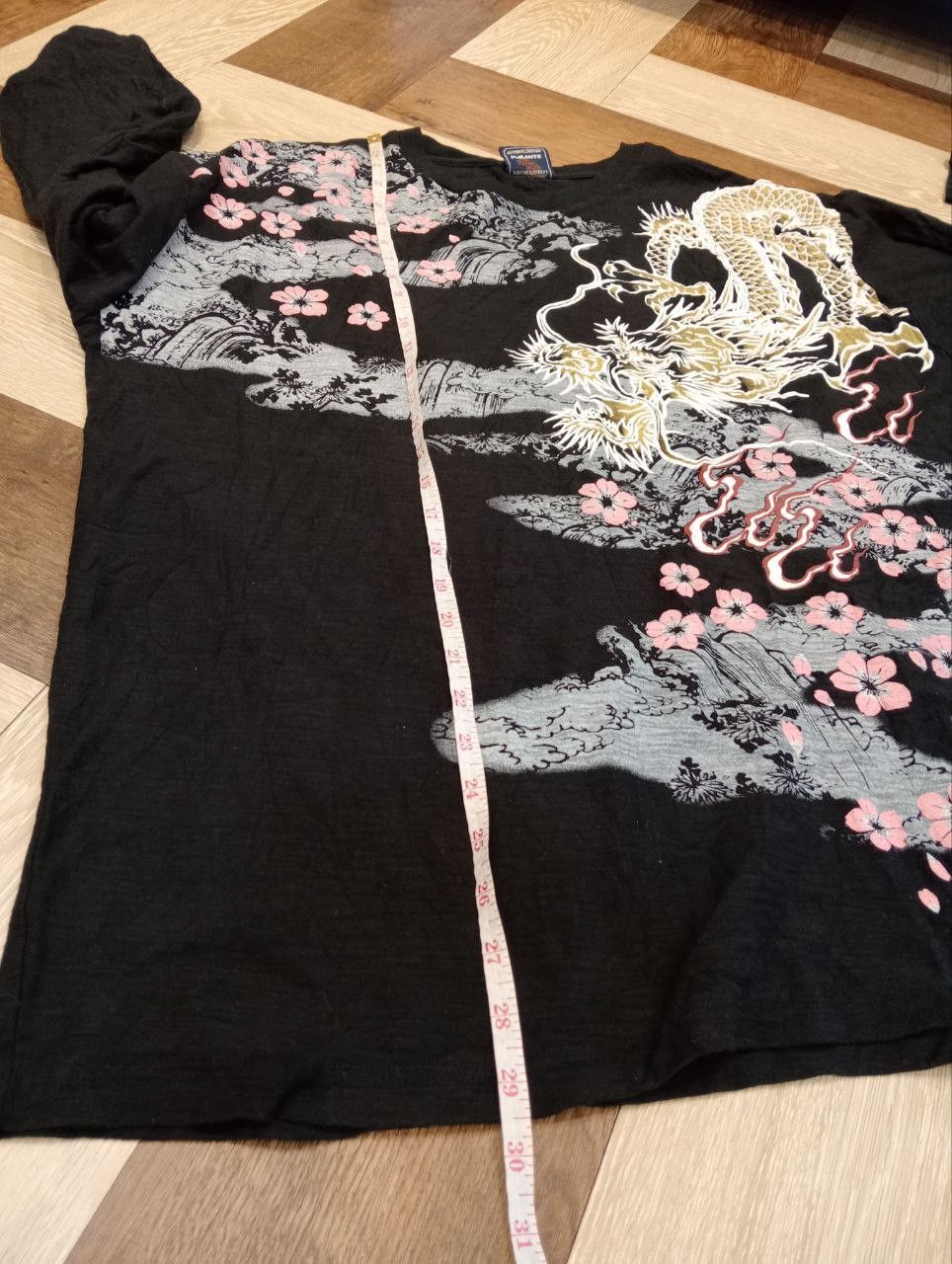 Karakuri Tamashii JAPANESE DURANTE SUKAJAN DRAGON VINTAGE OVERPRINT TSHIRT Size US XXL / EU 58 / 5 - 12 Thumbnail