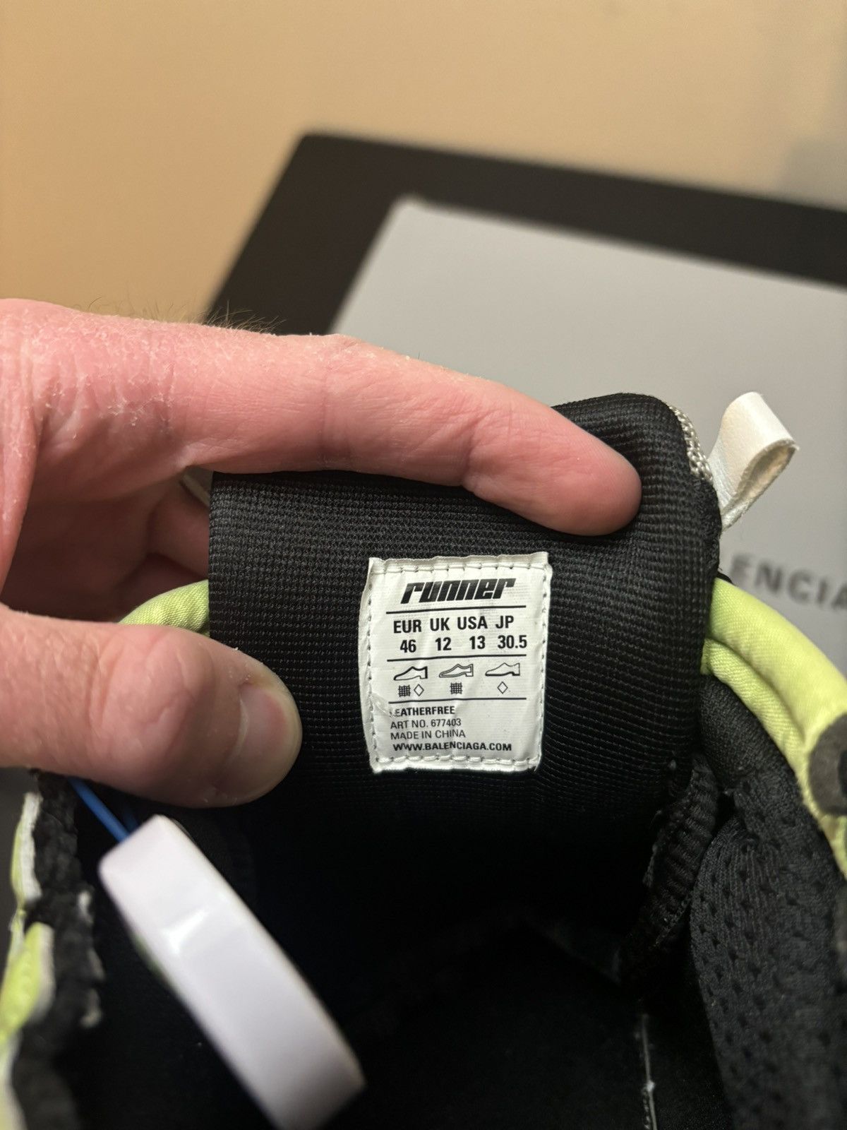 Balenciaga Balenciaga Runner Green Blue Black Grey Size US 13 / EU 46 - 8 Thumbnail
