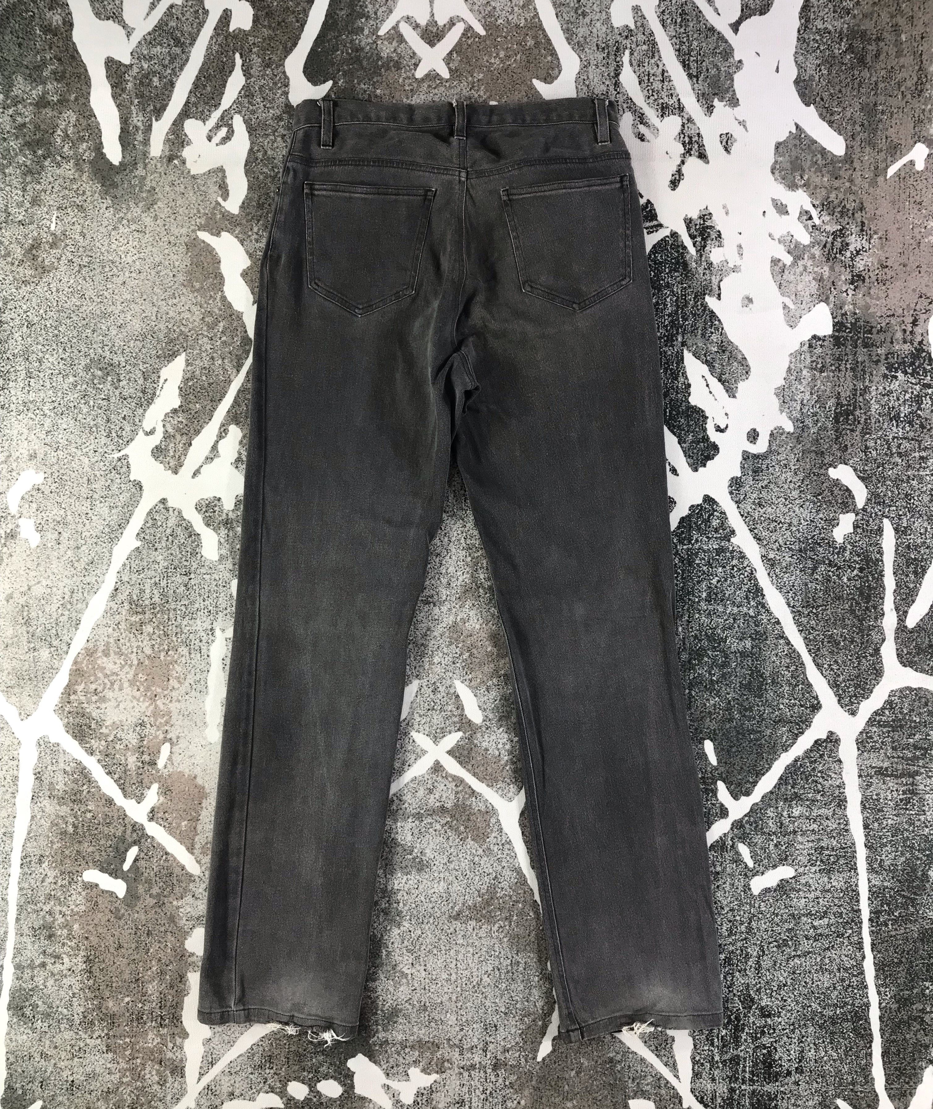 Japanese Brand Japanese Brand Jun Men Jeans Faded Black Denim KJ1753 Size US 30 / EU 46 - 2 Thumbnail