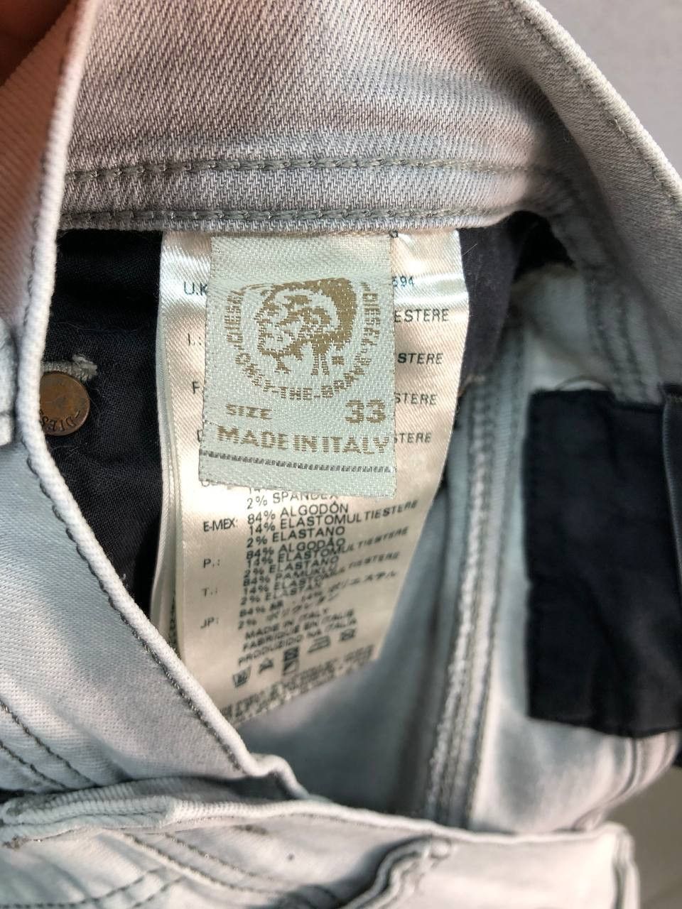 Diesel Diesel mens jeans Tepphar slim carrot W 33 L 32 Size US 33 - 13 Thumbnail
