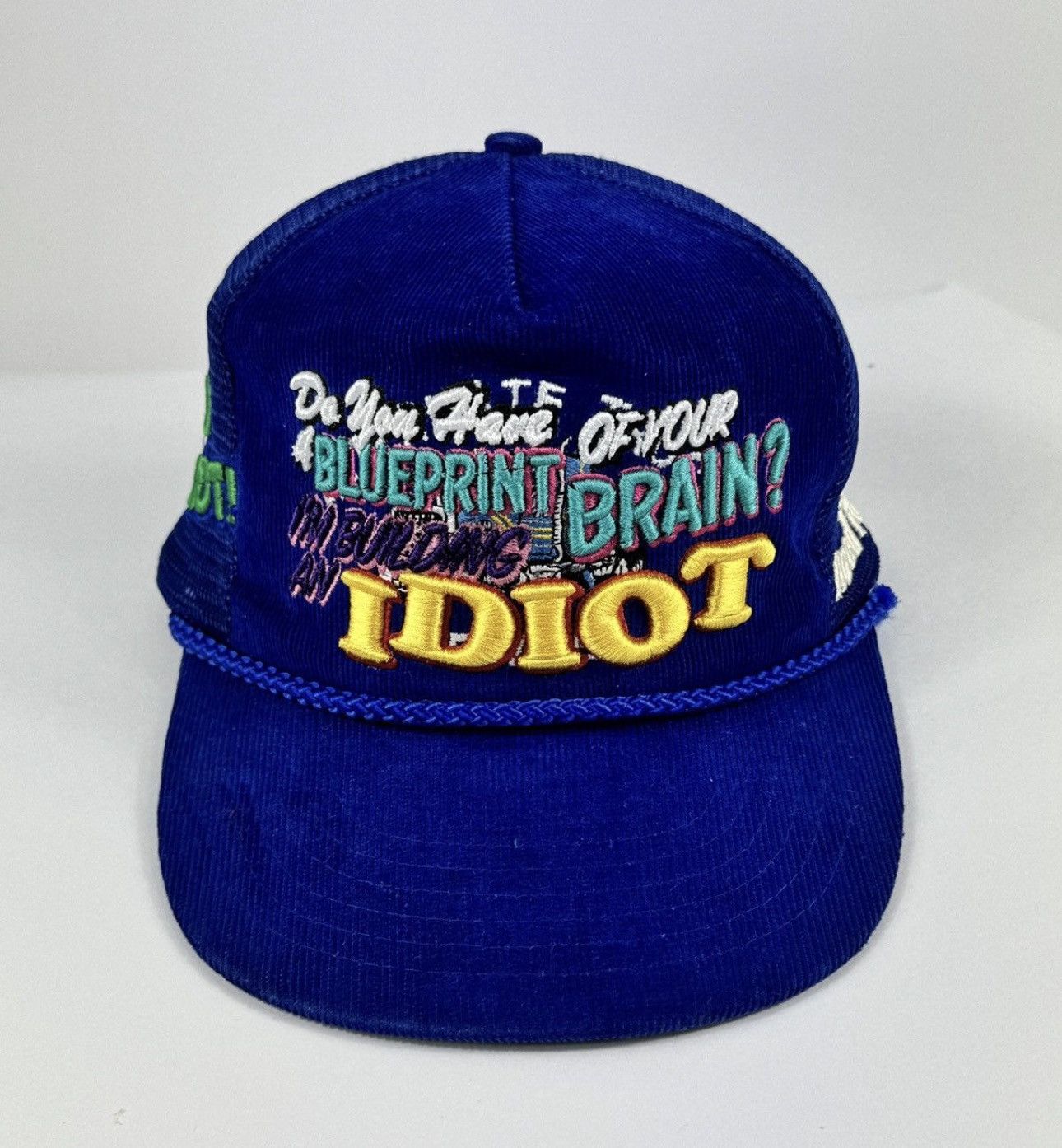 Better With Age BLUEPRINT BRAIN EMBROIDERED TRUCKER CAP Size ONE SIZE - 1 Thumbnail