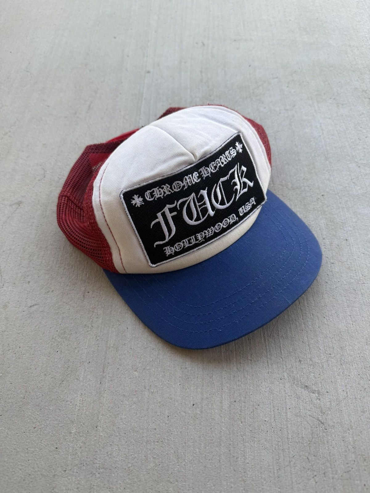 Chrome Hearts Early 2000s Chrome Hearts “FUCK” Trucker Hat — Rare Colorway Size ONE SIZE - 2 Thumbnail