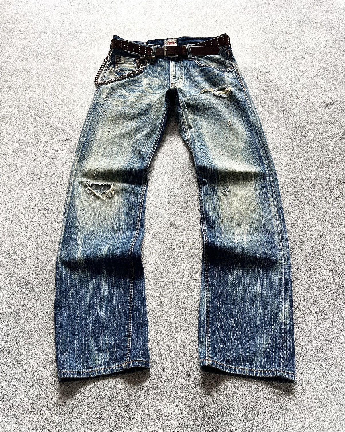 Edwin 2000s EDWIN EXCLUSIVE VINTAGE FADED JEAN if six was nine Size US 32 / EU 48 - 1 Thumbnail