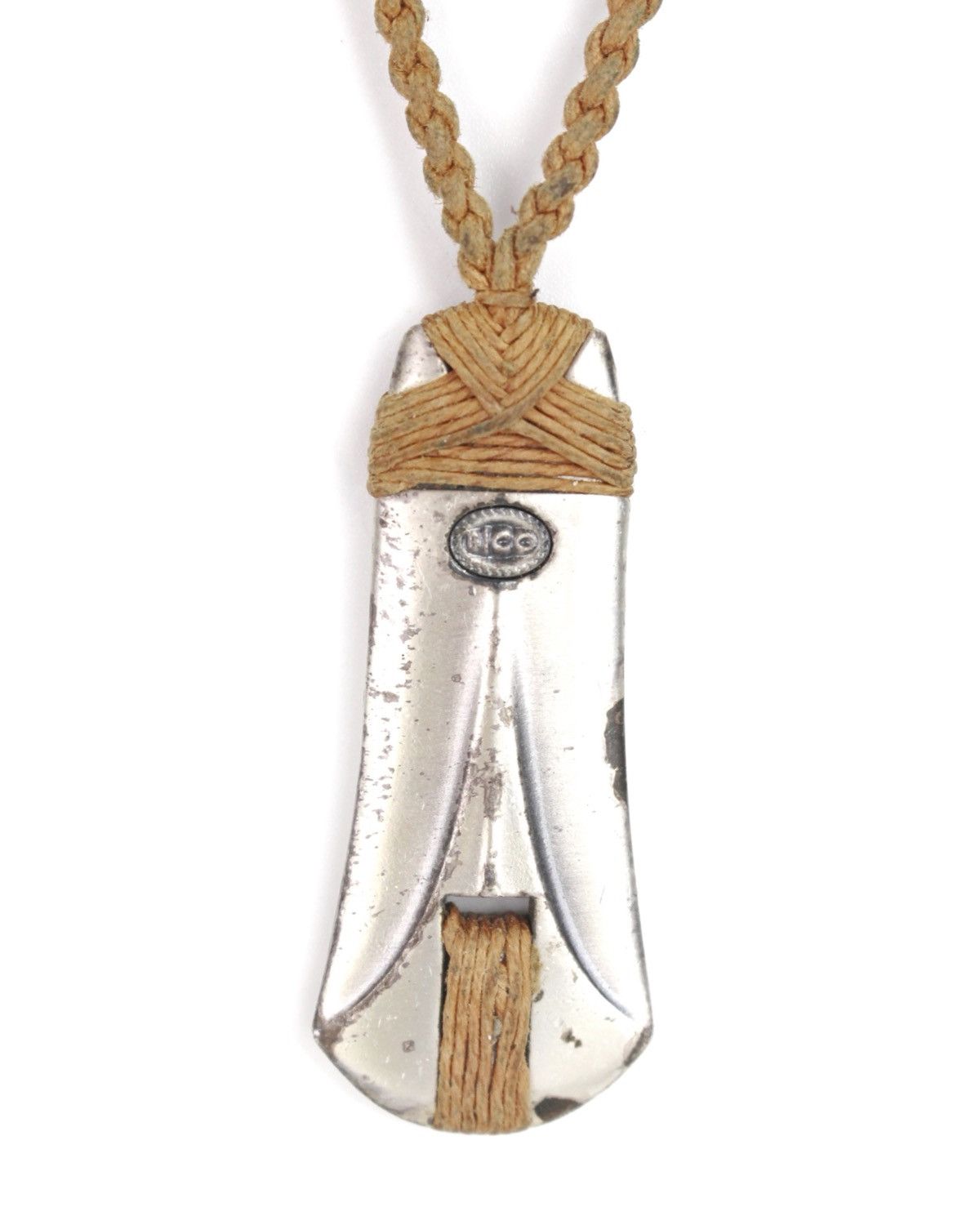 If Six Was Nine 2000S BICO TOKI MANA MAORI TRIBAL PEWTER PENDANT NECKLACE Size ONE SIZE - 3 Thumbnail