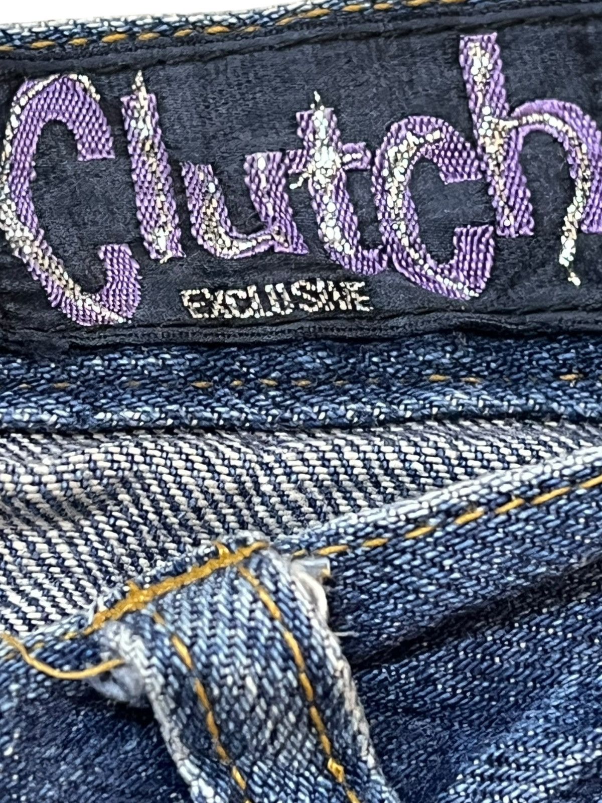 Japanese Brand Vintage Clutch Exclusive Flare Hybrid Denim Size US 28 / EU 44 - 5 Thumbnail