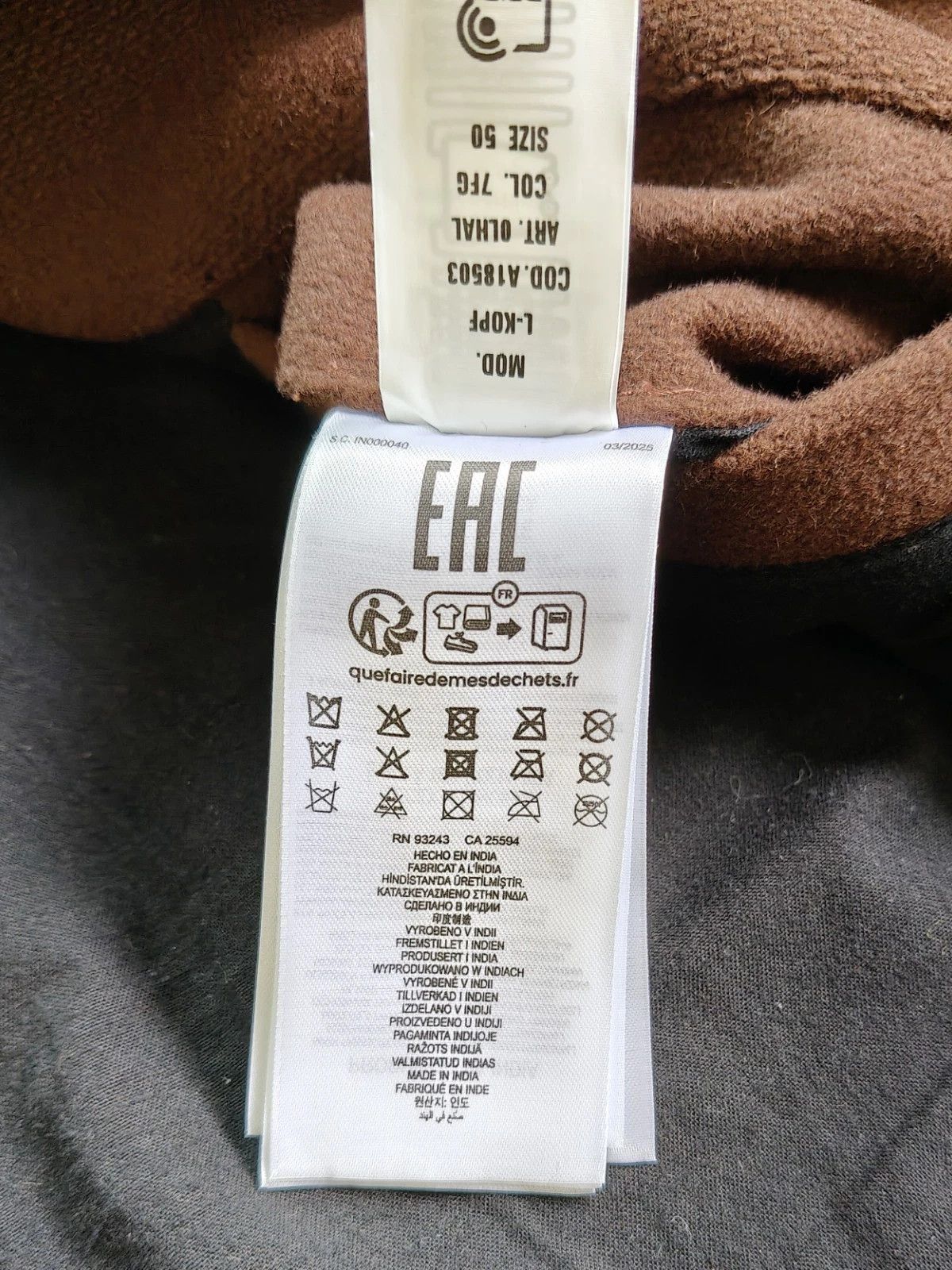 Diesel Diesel Mens Padded bomber jacket in wool and leather FTP1015 Size US M / EU 48-50 / 2 - 6 Thumbnail