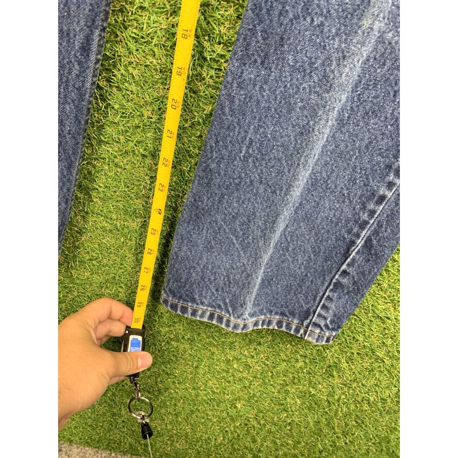 Levi's Levi's 515 Jeans Womens Regular Bootcut 8 Blue Denim 5-Pocket Mid Rise Zip Fly N/A Mens Girls Size 30" / US 8 / IT 44 - 5 Thumbnail