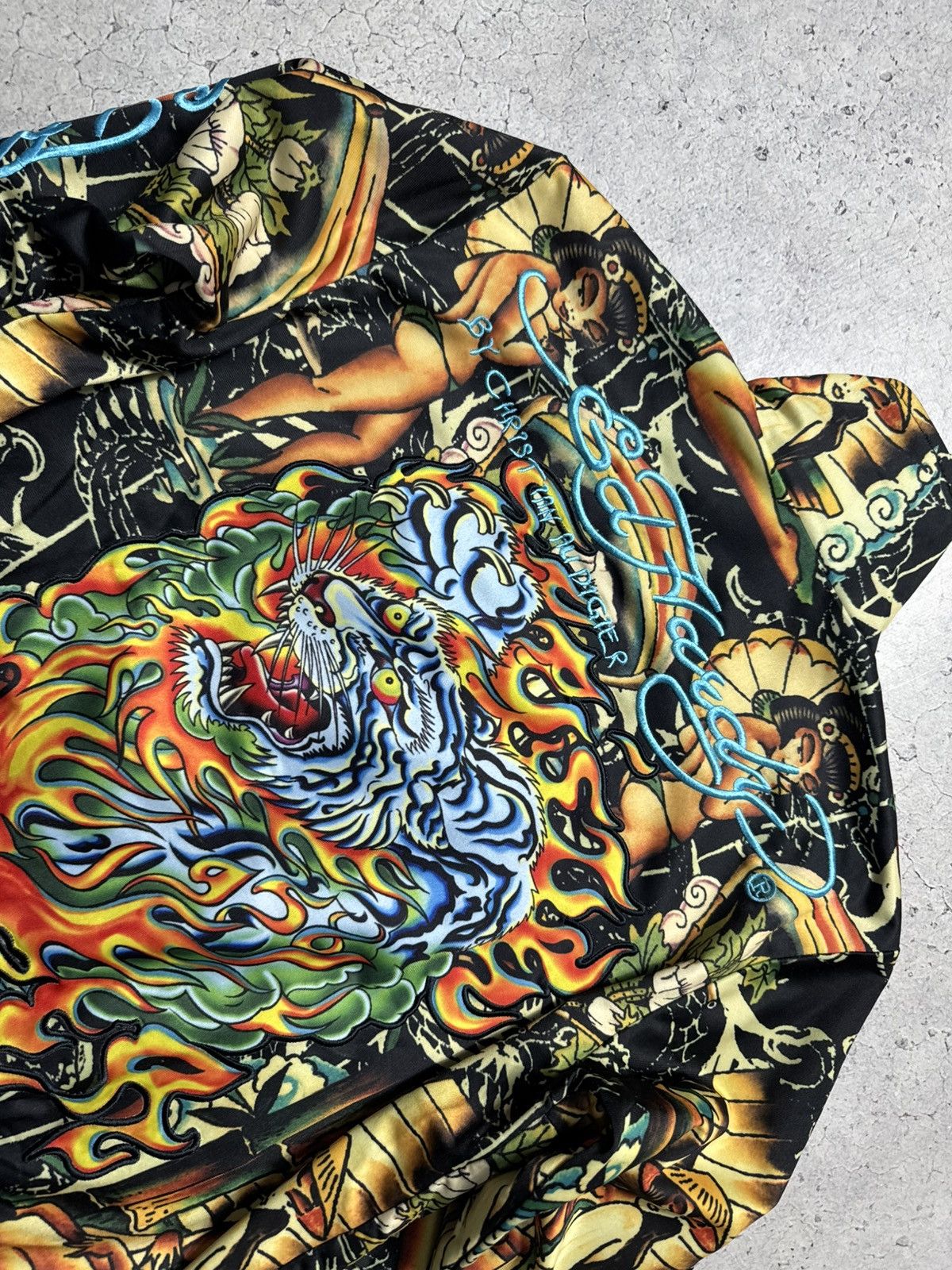 Ed Hardy Ed Hardy By Christian Audigier Overprint Jacket Size M Size US M / EU 48-50 / 2 - 9 Thumbnail