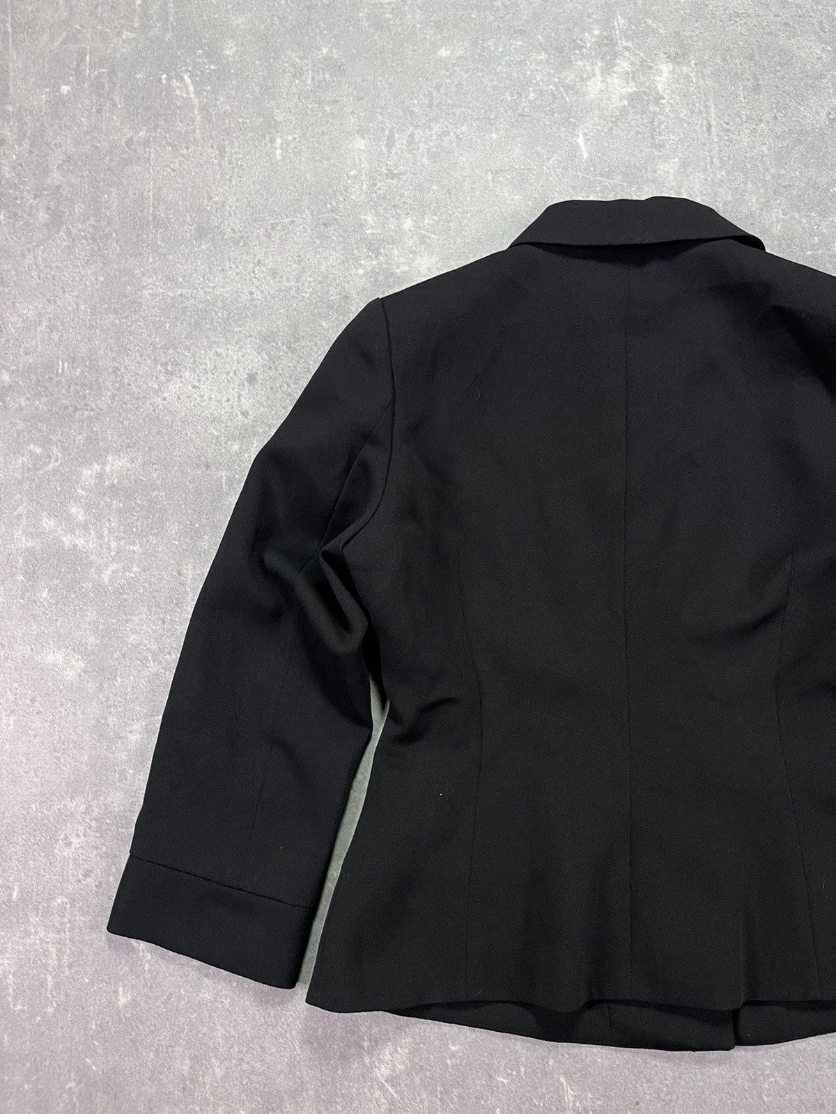 Christian Dior Monsieur Dior D Uniforms Viscose Black Zipped Short Jacket Size M / US 6-8 / IT 42-44 - 10 Thumbnail